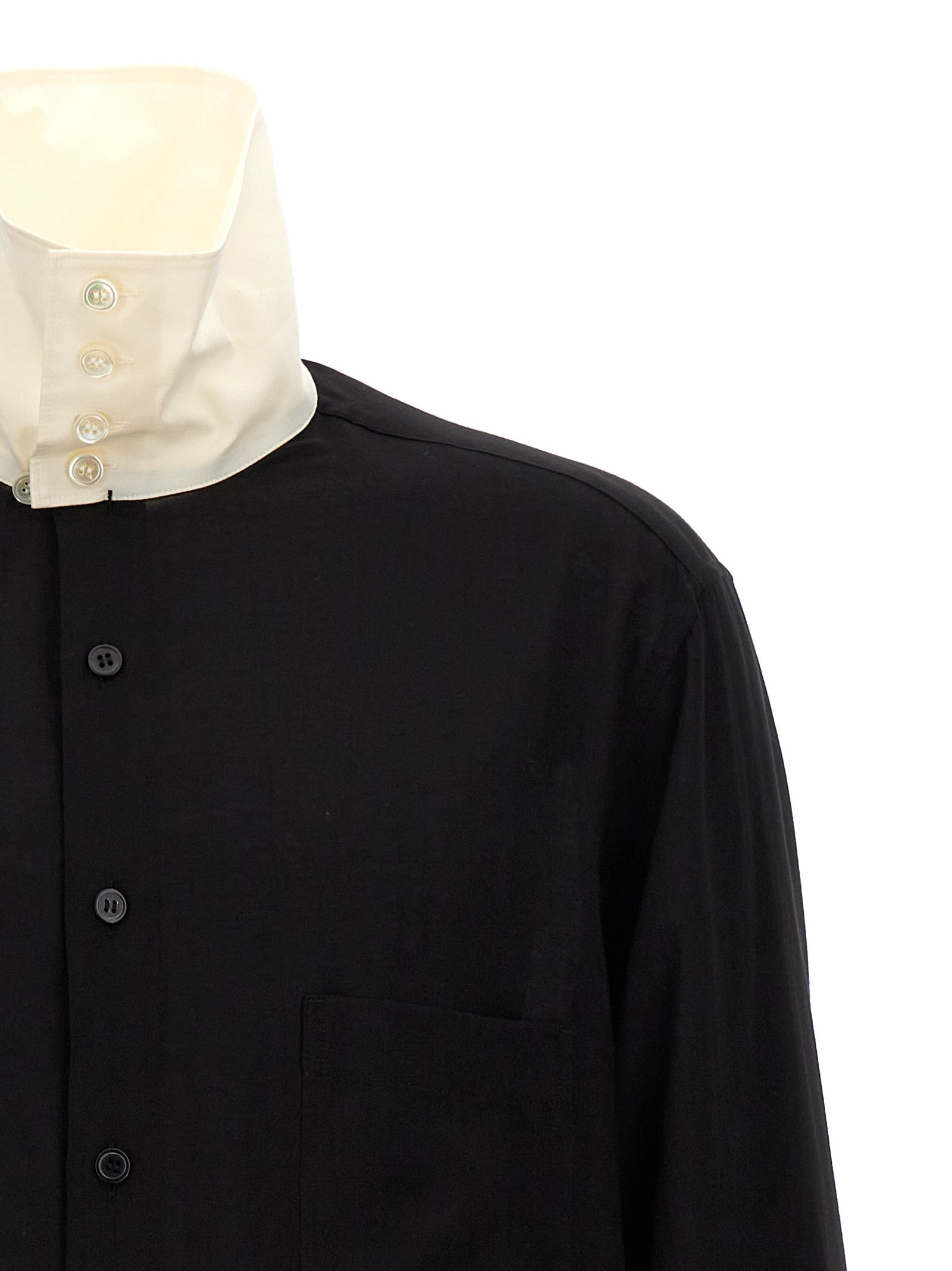 Yohji Yamamoto 'U-Stand Collar' Shirt