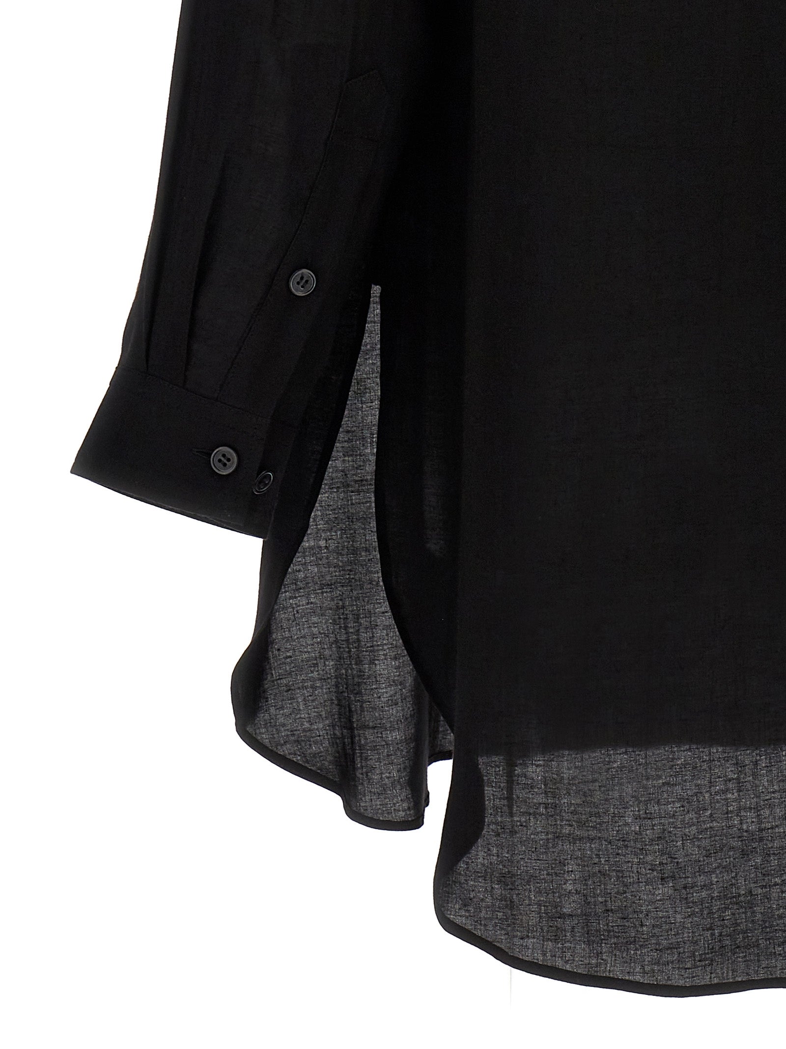 Yohji Yamamoto 'U-Stand Collar' Shirt