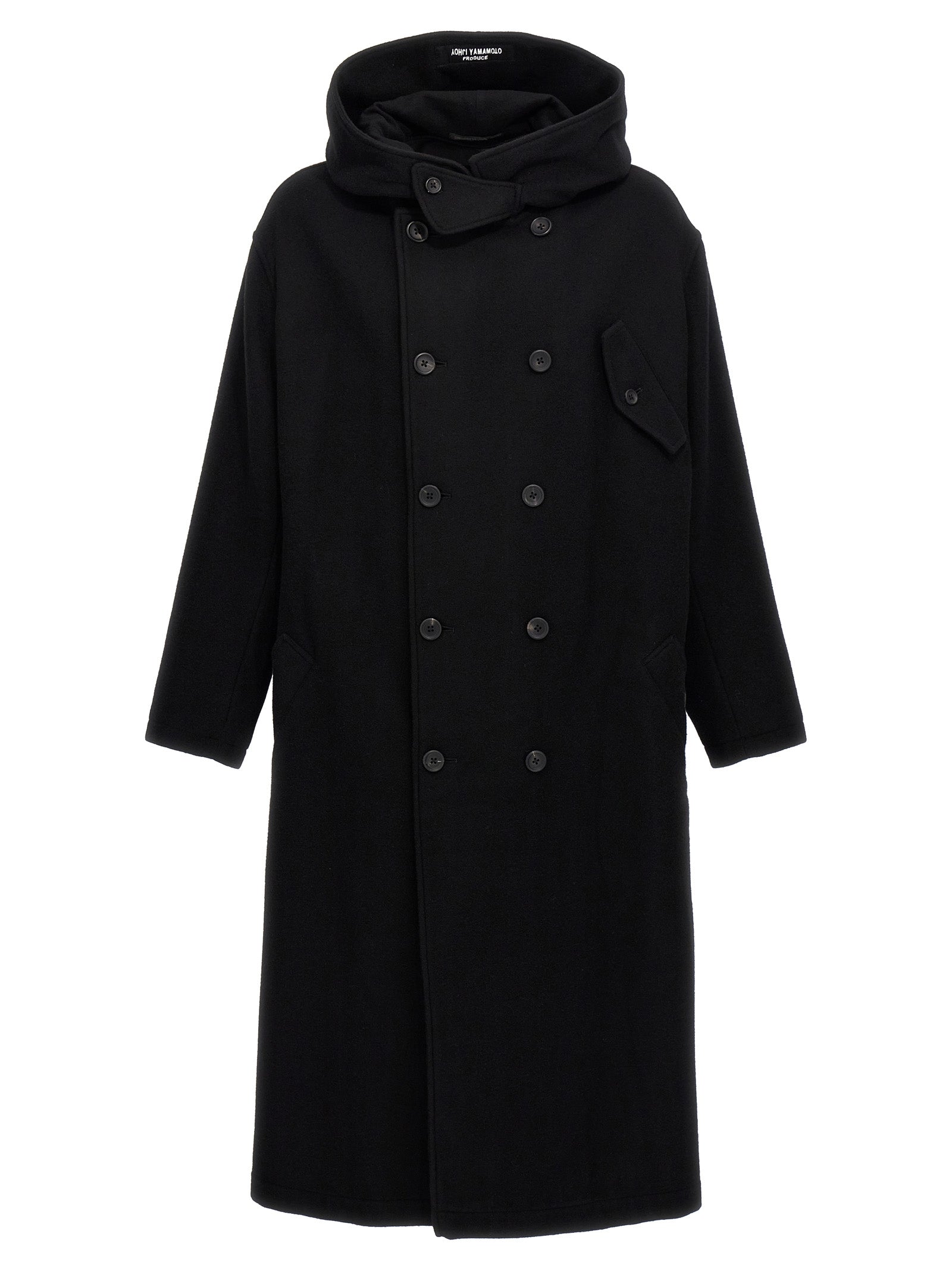 Yohji Yamamoto 'M-W Front Hooded' Coat