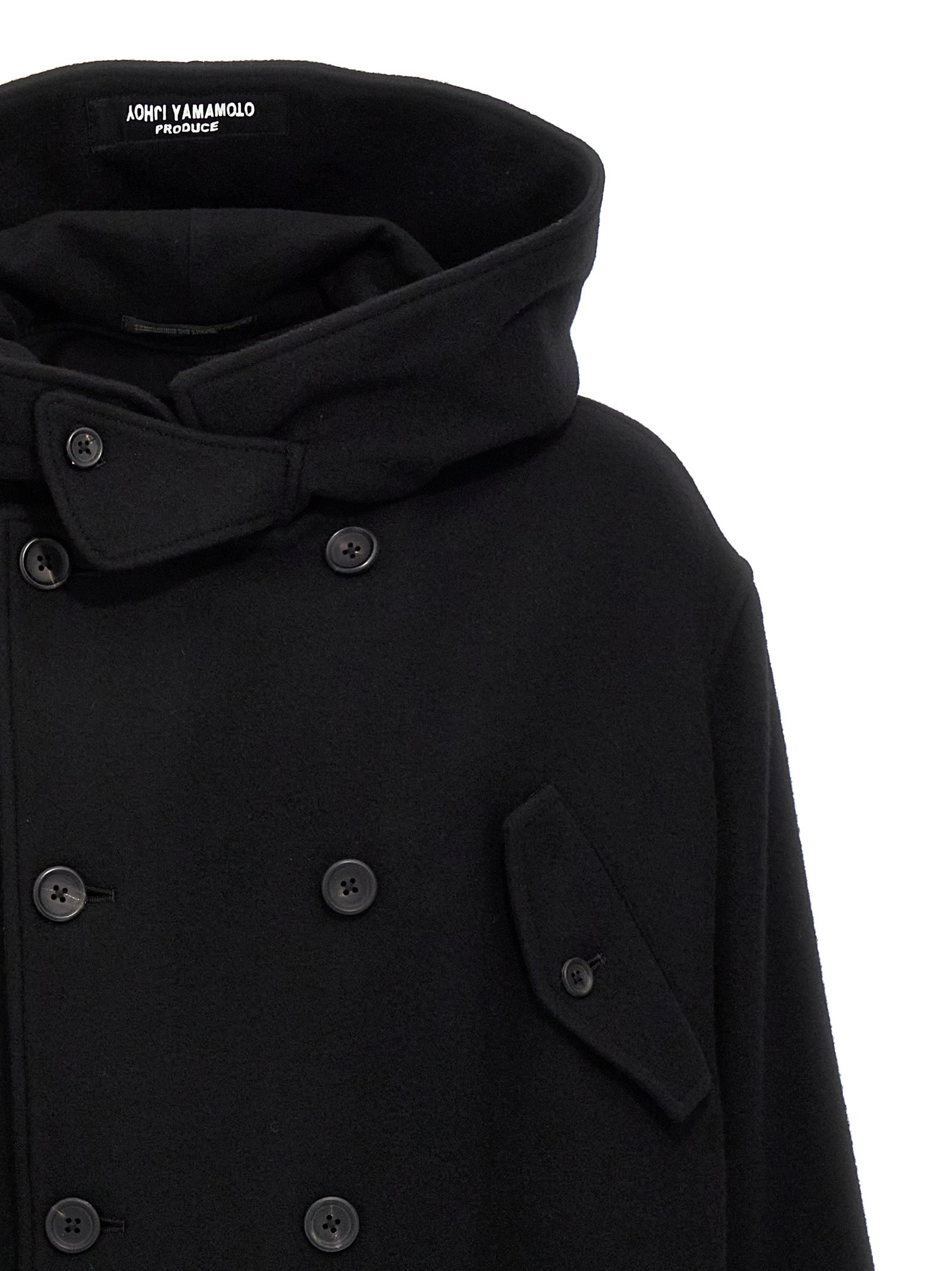 Yohji Yamamoto 'M-W Front Hooded' Coat