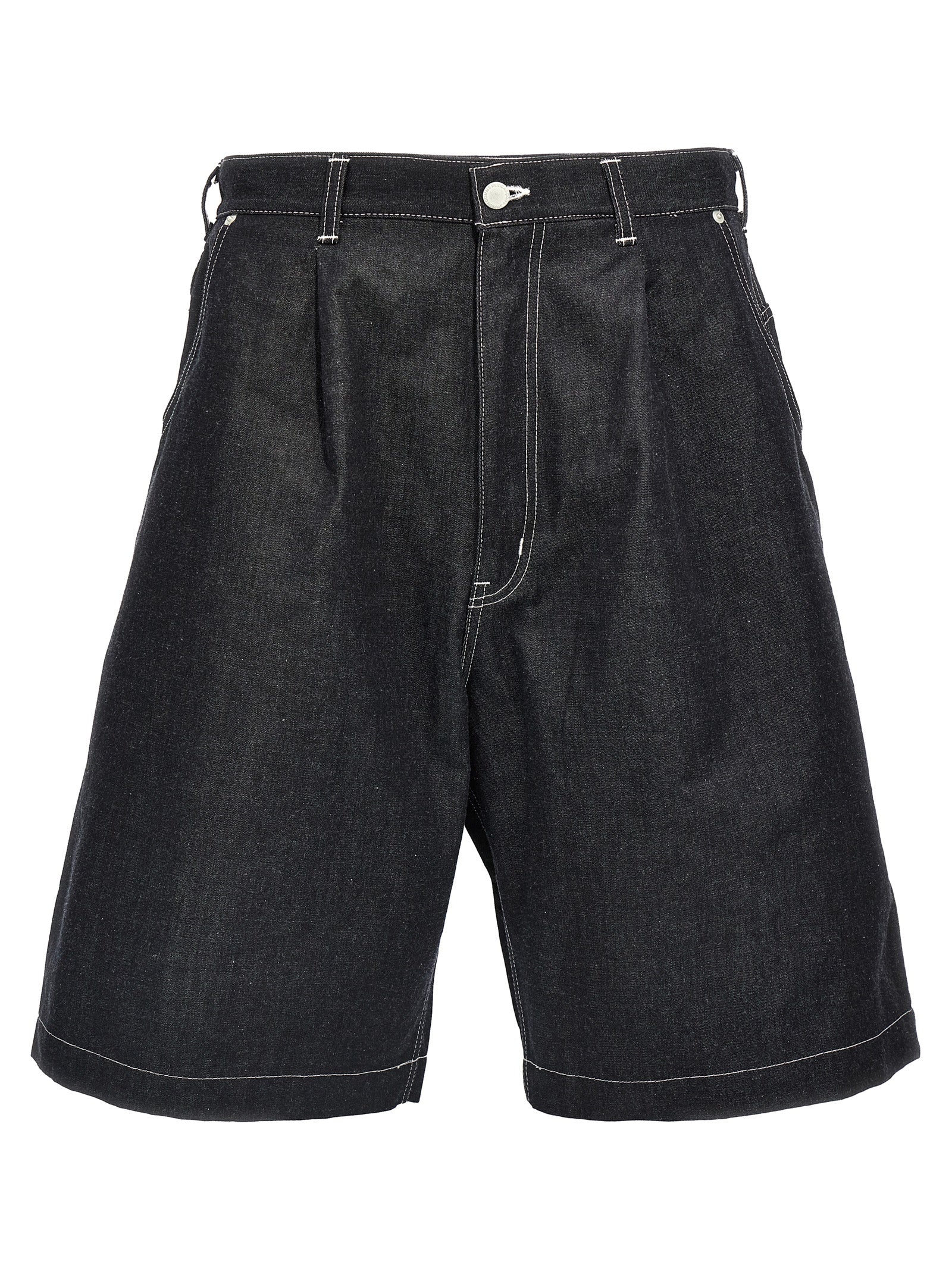 Comme Des Garҫons Homme Denim Bermuda Shorts