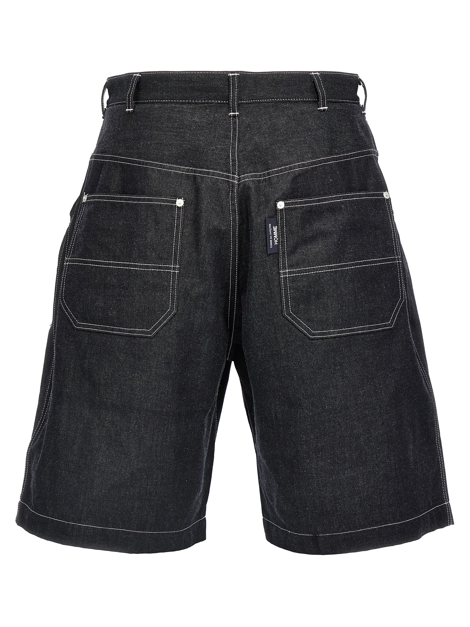 Comme Des Garҫons Homme Denim Bermuda Shorts