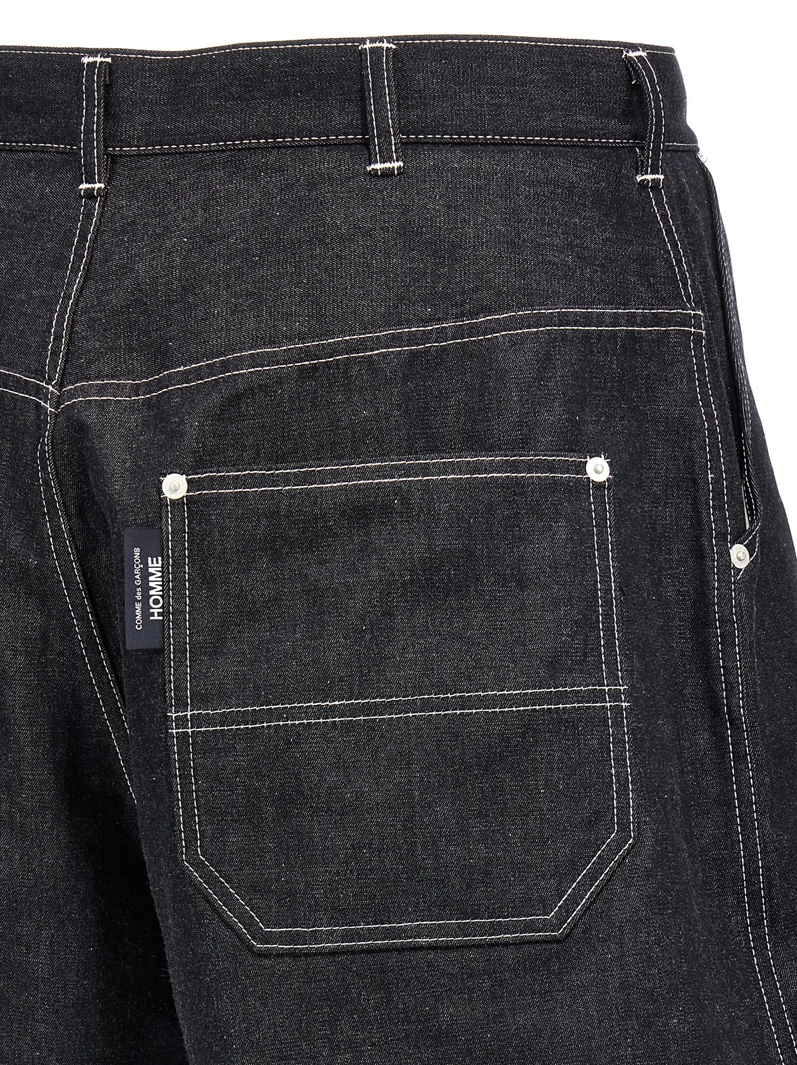 Comme Des Garҫons Homme Denim Bermuda Shorts