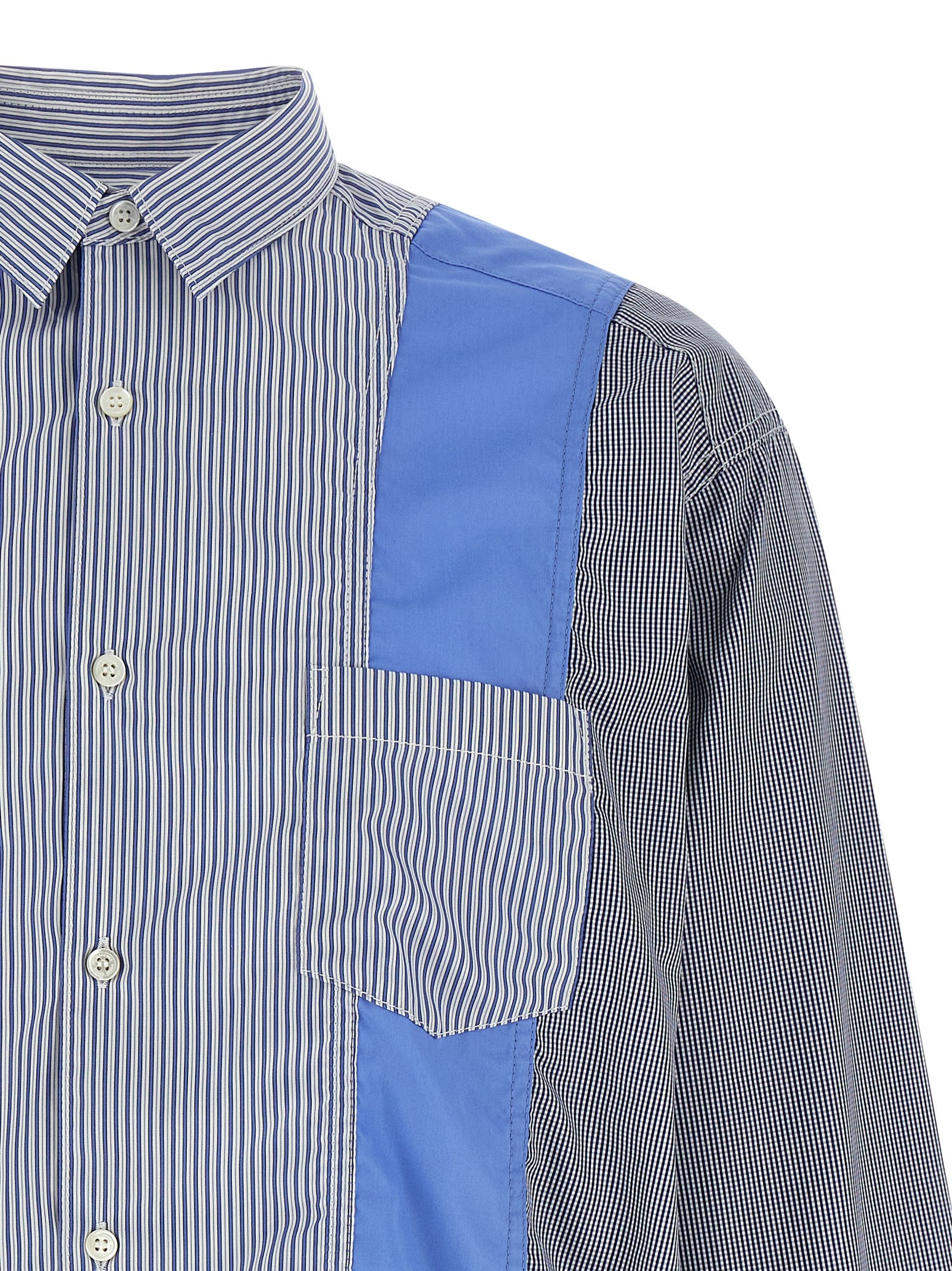 Comme Des Garҫons Homme Patchwork Shirt