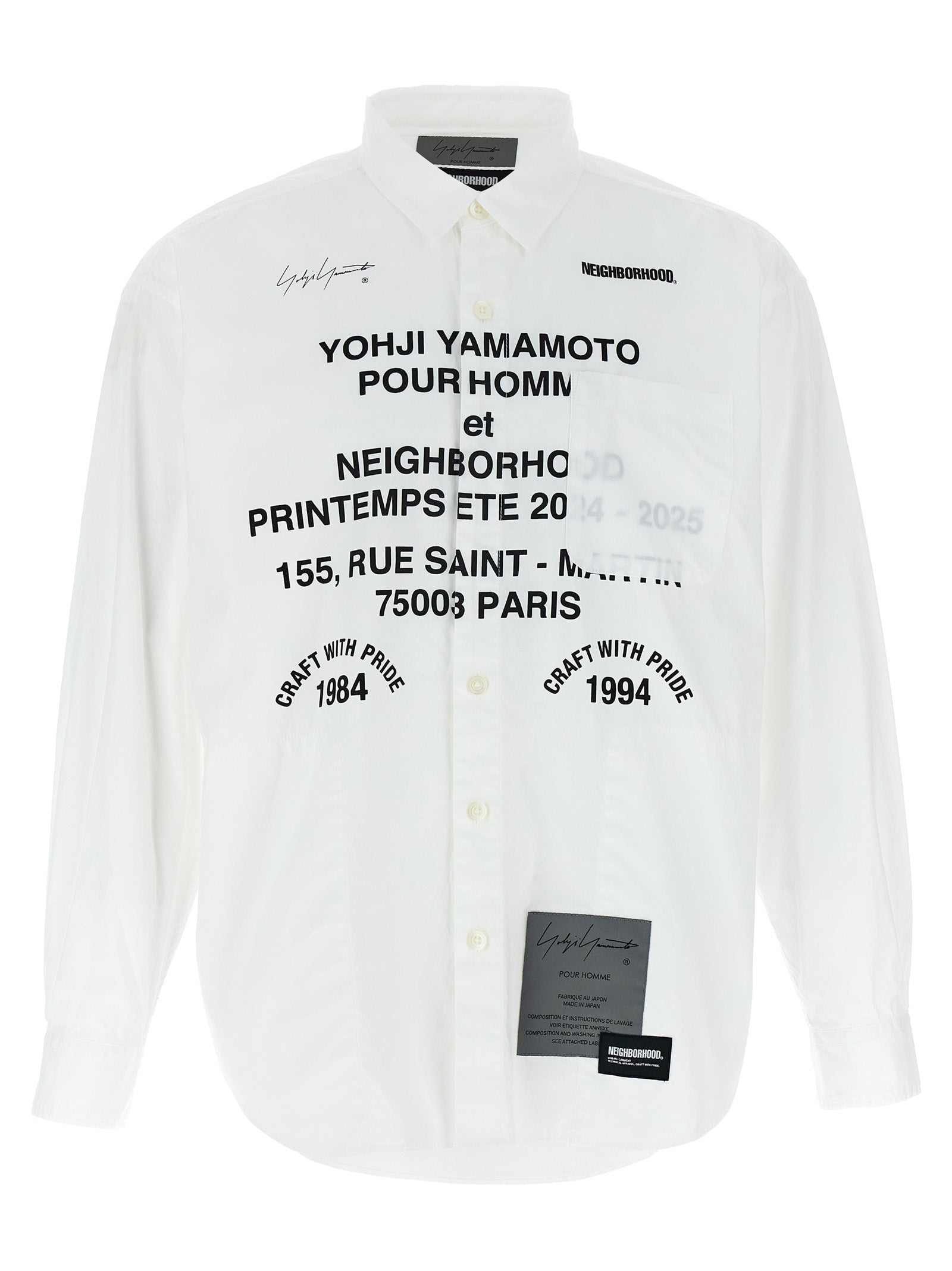 Yohji Yamamoto Yohji Yamamoto X Neighborhood Shirt