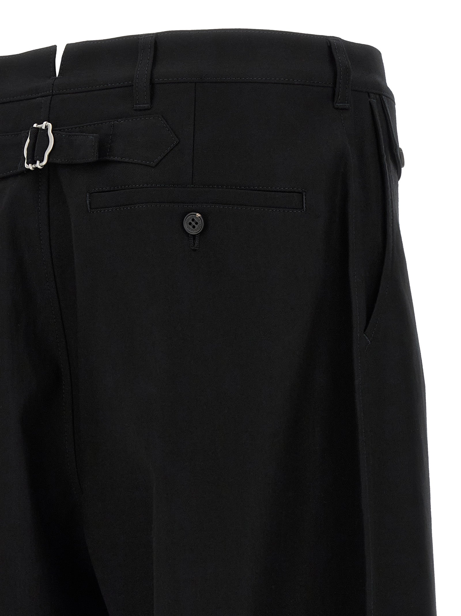 Comme Des Garҫons Homme Curved Leg Pants