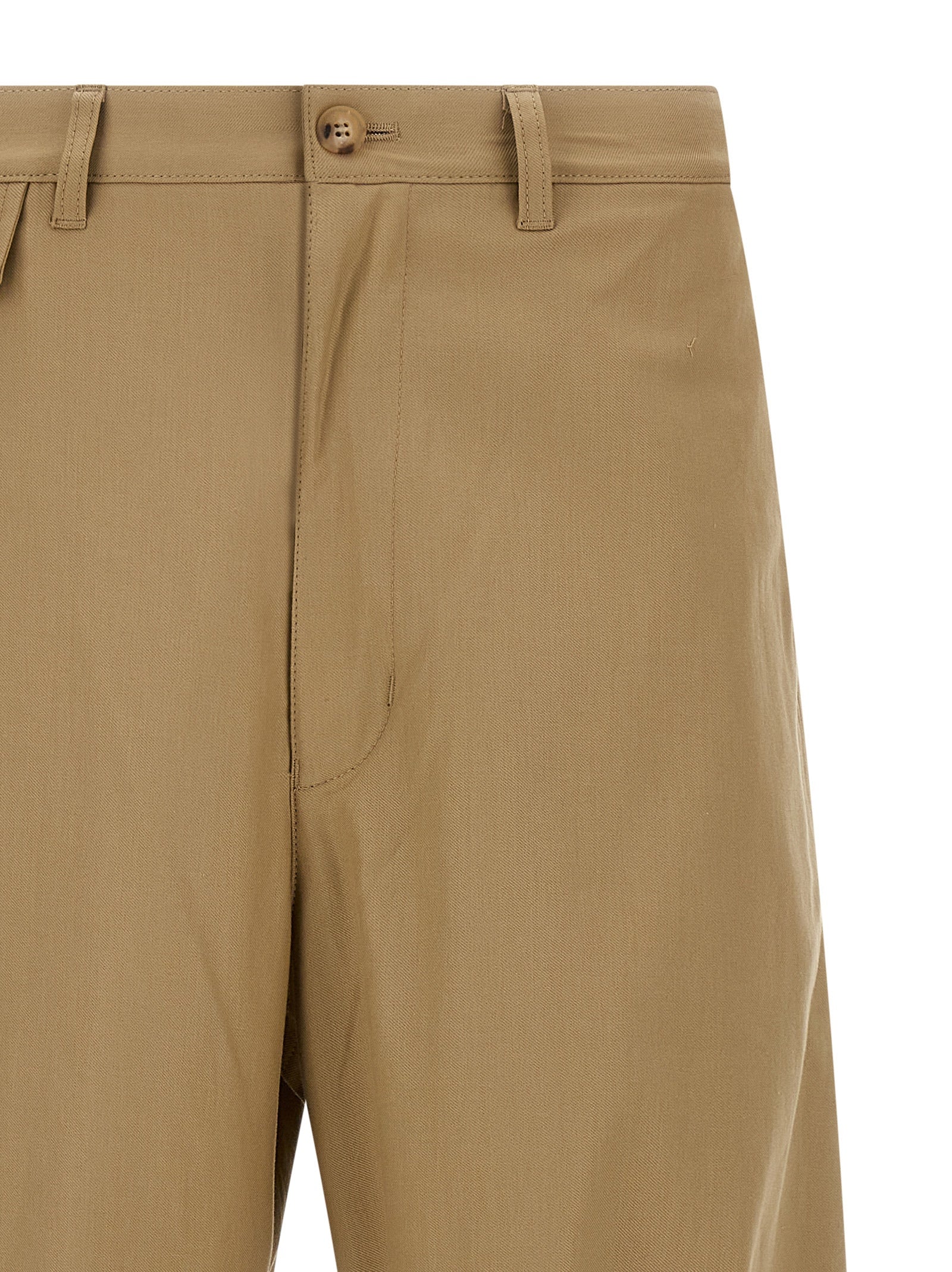 Comme Des Garҫons Homme Curved Leg Pants