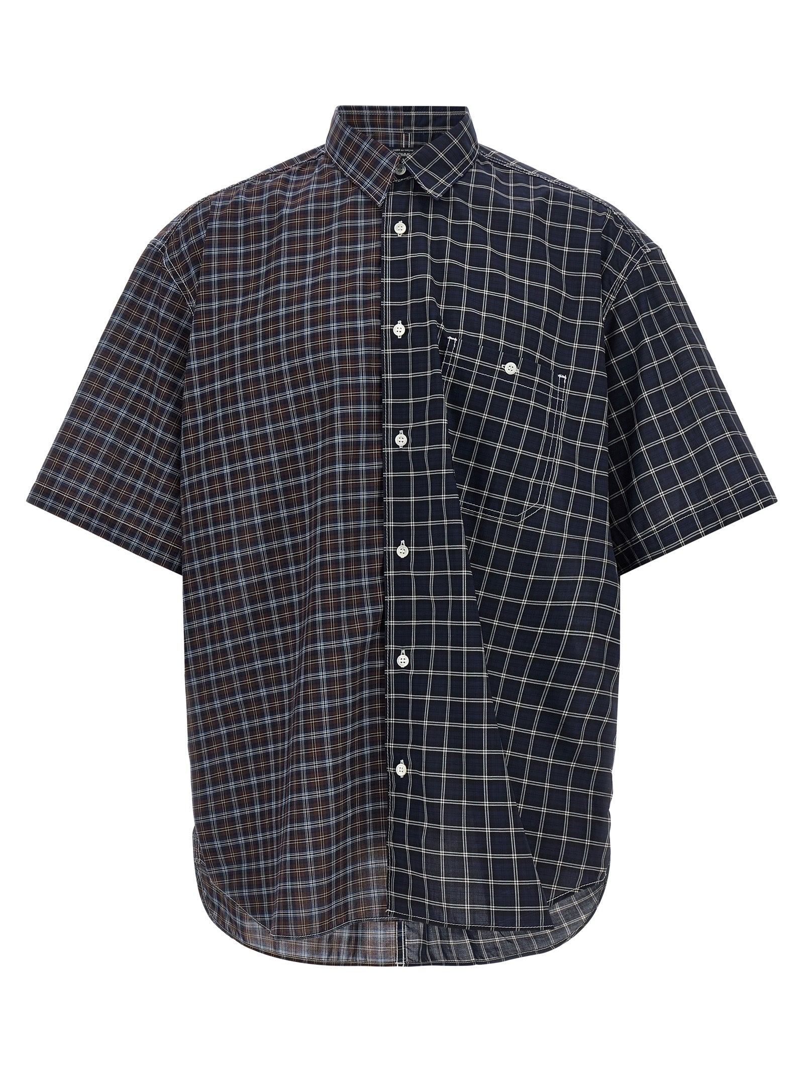 Comme Des Garҫons Homme Check Patterned Shirt