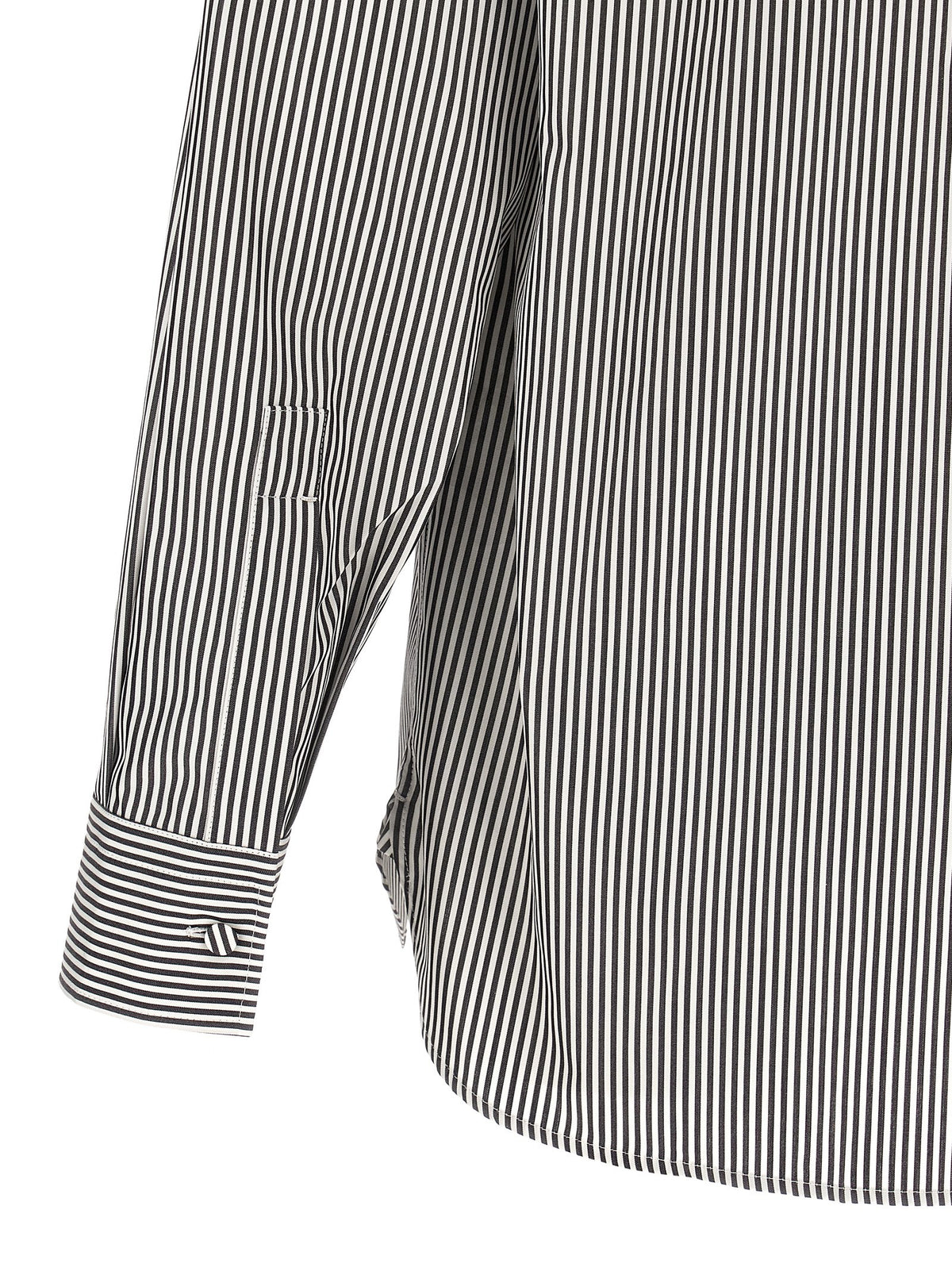 Tom Ford Striped Shirt With Detachable Collar