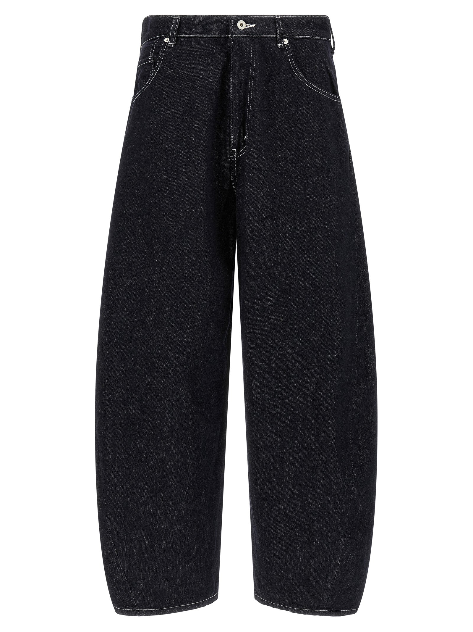 Comme Des Garҫons Homme Contrast Stitching Jeans