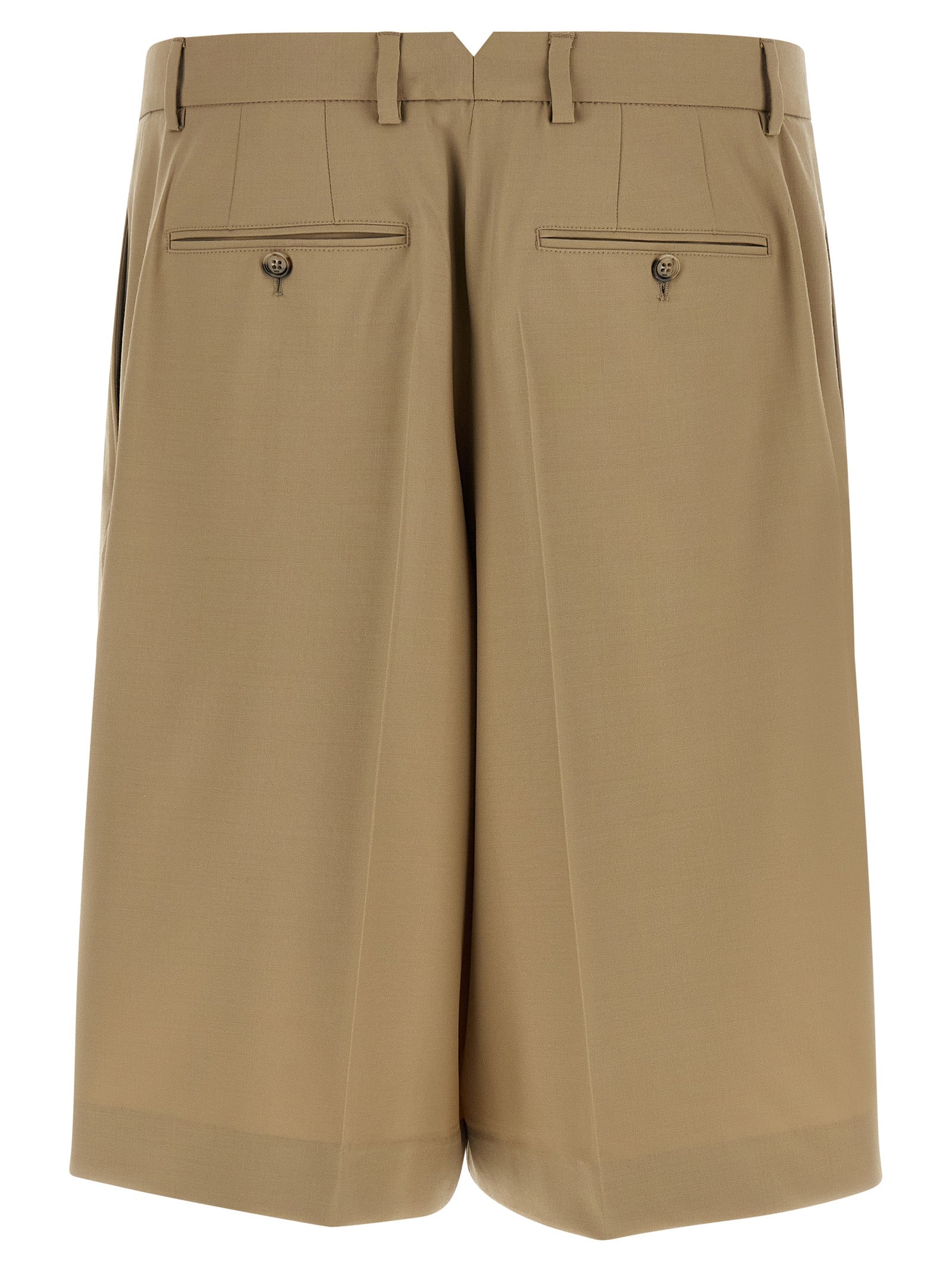 Ami Paris Fresh Wool Bermuda Shorts