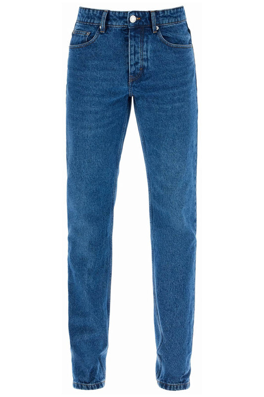 AMI Paris Cigarette-Style Jeans Blue