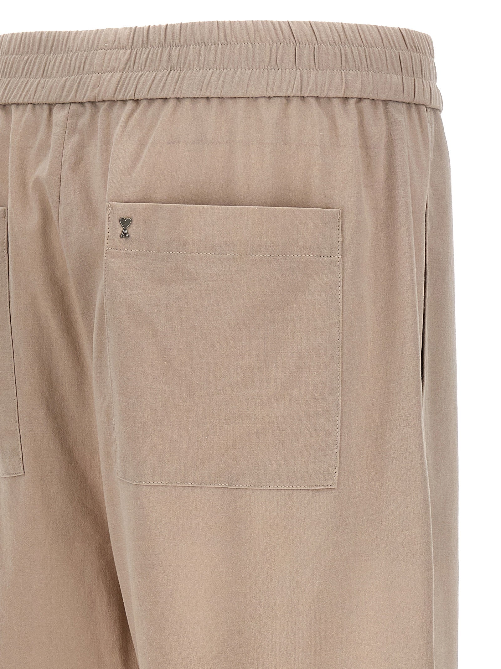 Ami Paris Logo Plaque Trousers