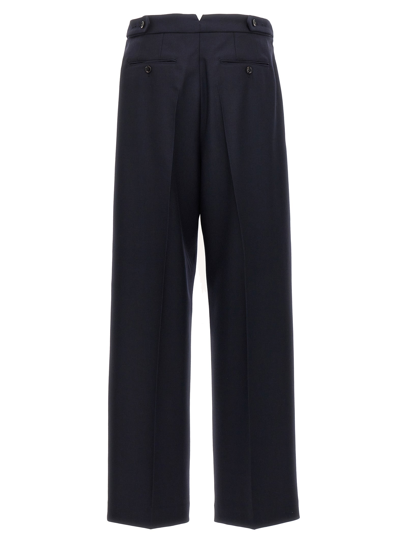 Ami Paris Front Pleat Pants