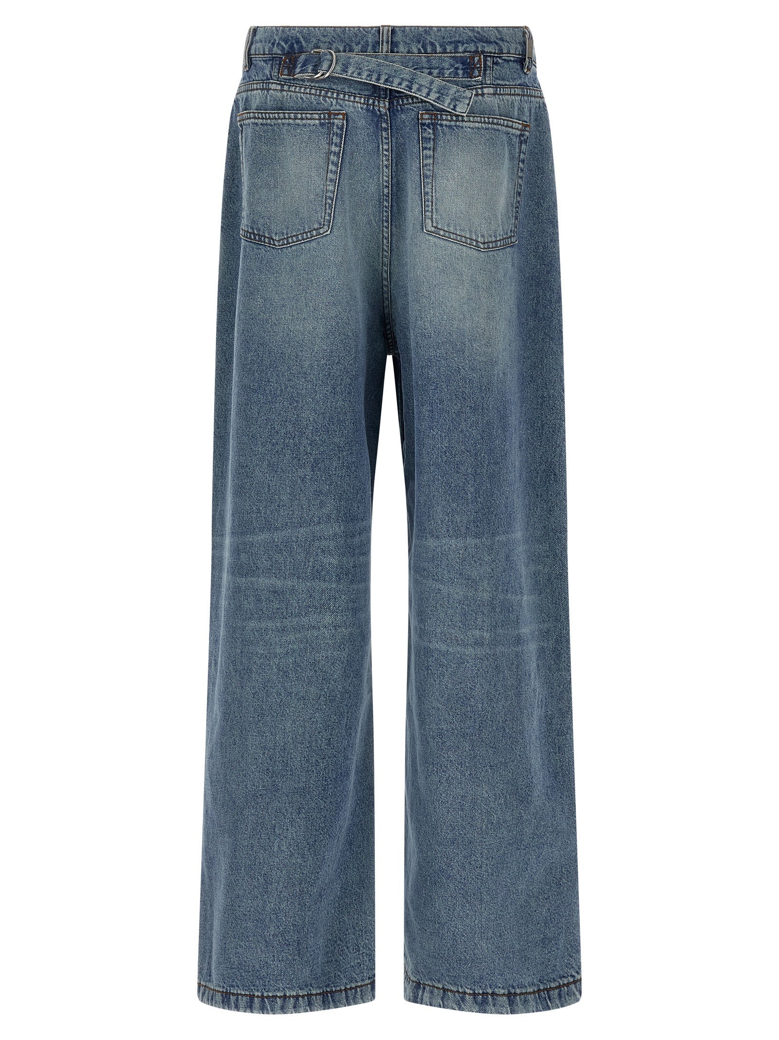 Ami Paris Wide Leg Jeans