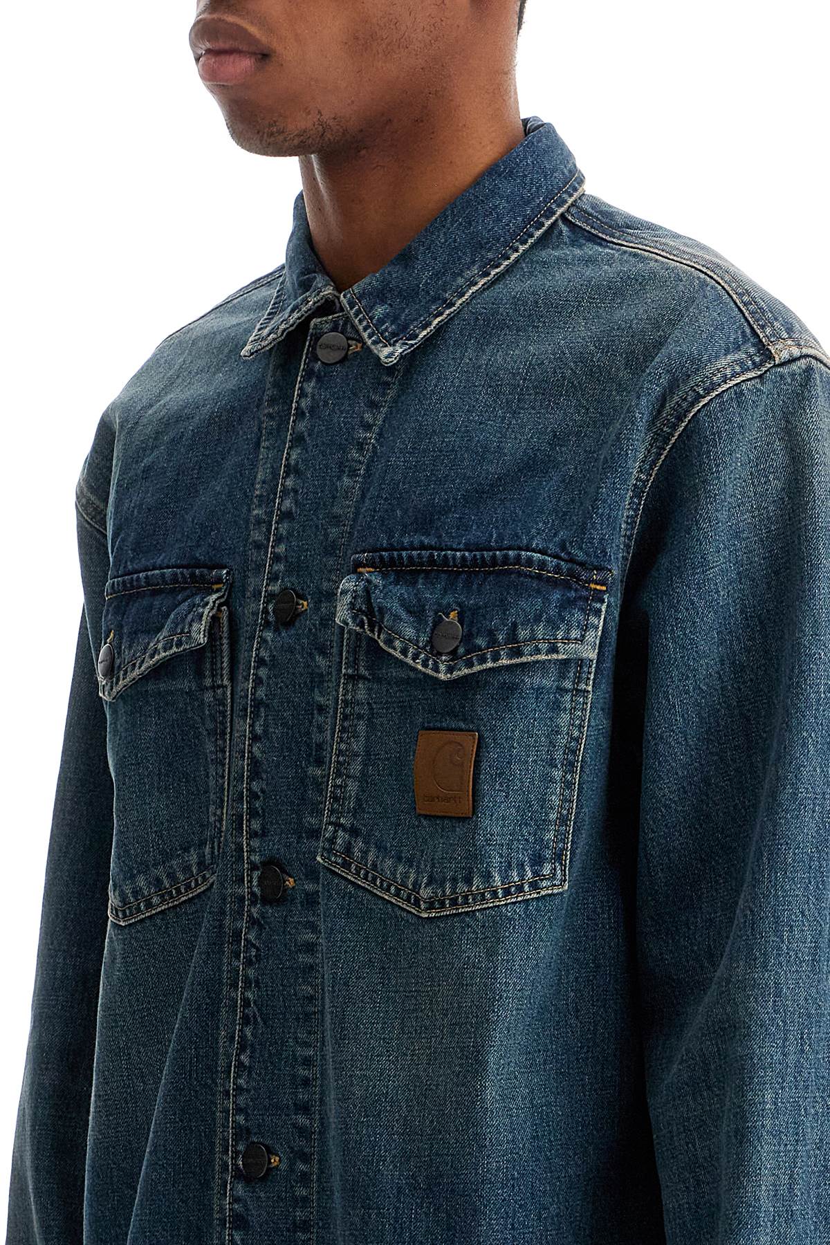 Carhartt Wip Lincoln Denim Shirt For Men