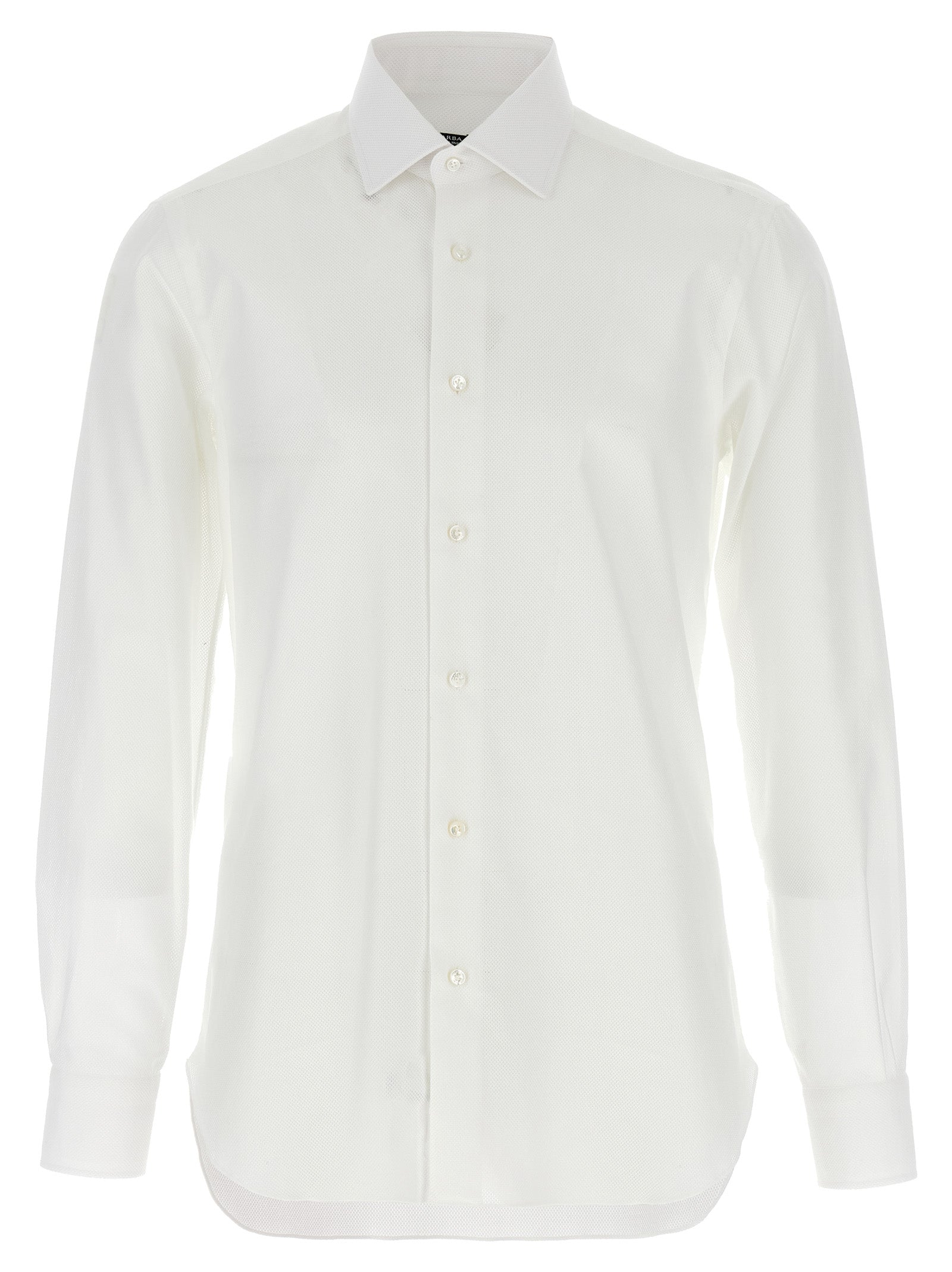 Barba Honeycomb Cotton Shirt
