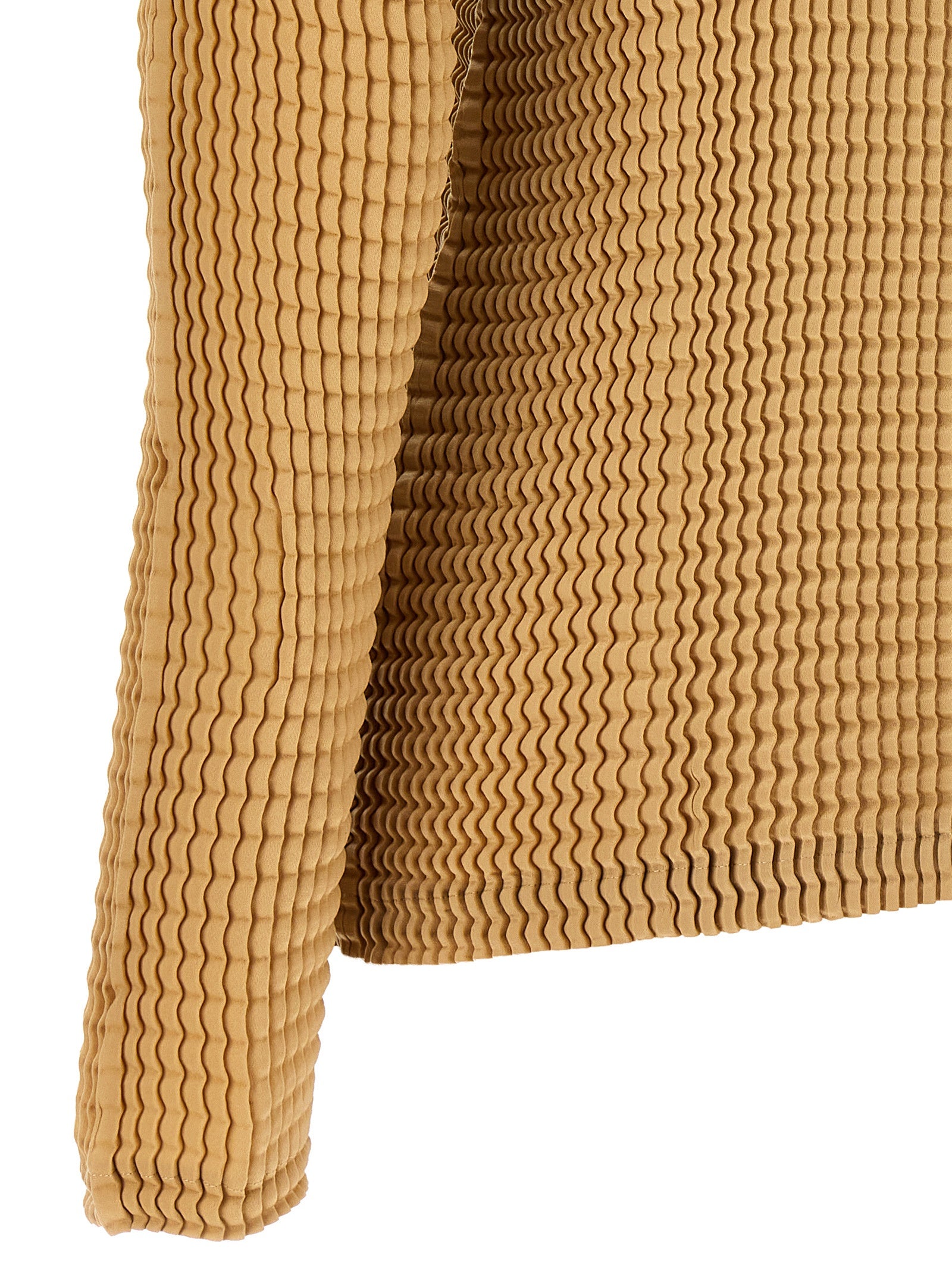 Issey Miyake 'Suede Like Pleats' Blouse