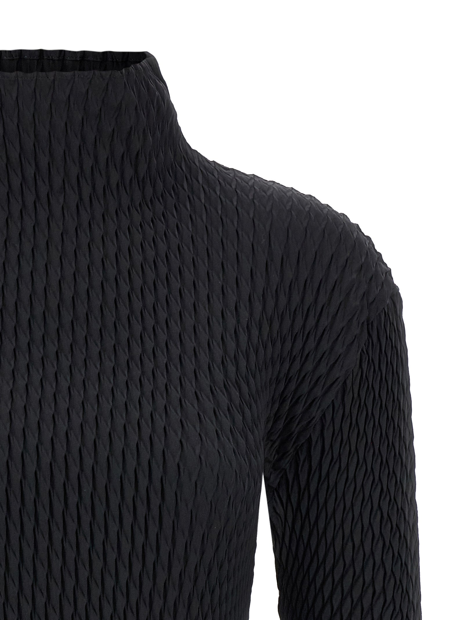 Issey Miyake 'Sleek Pleats' Sweater