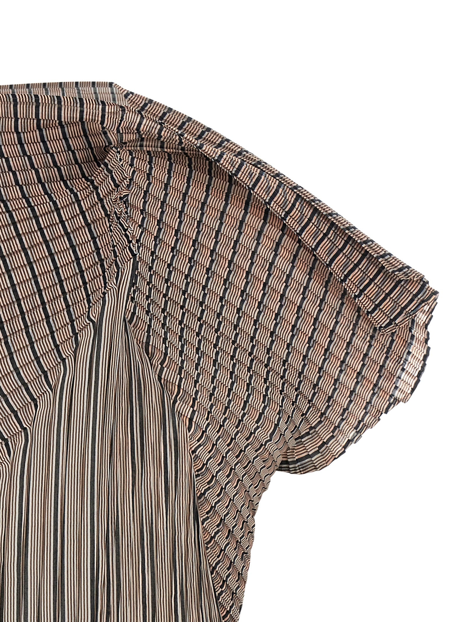 Issey Miyake 'Generic Stripes (Machine Pleats)' Top