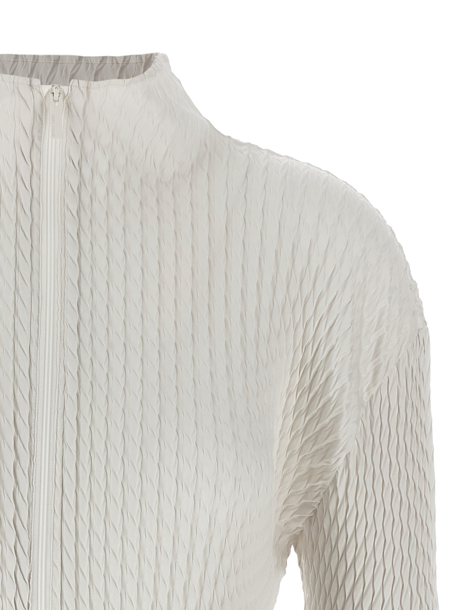 Issey Miyake 'Sleek Pleats' Cardigan