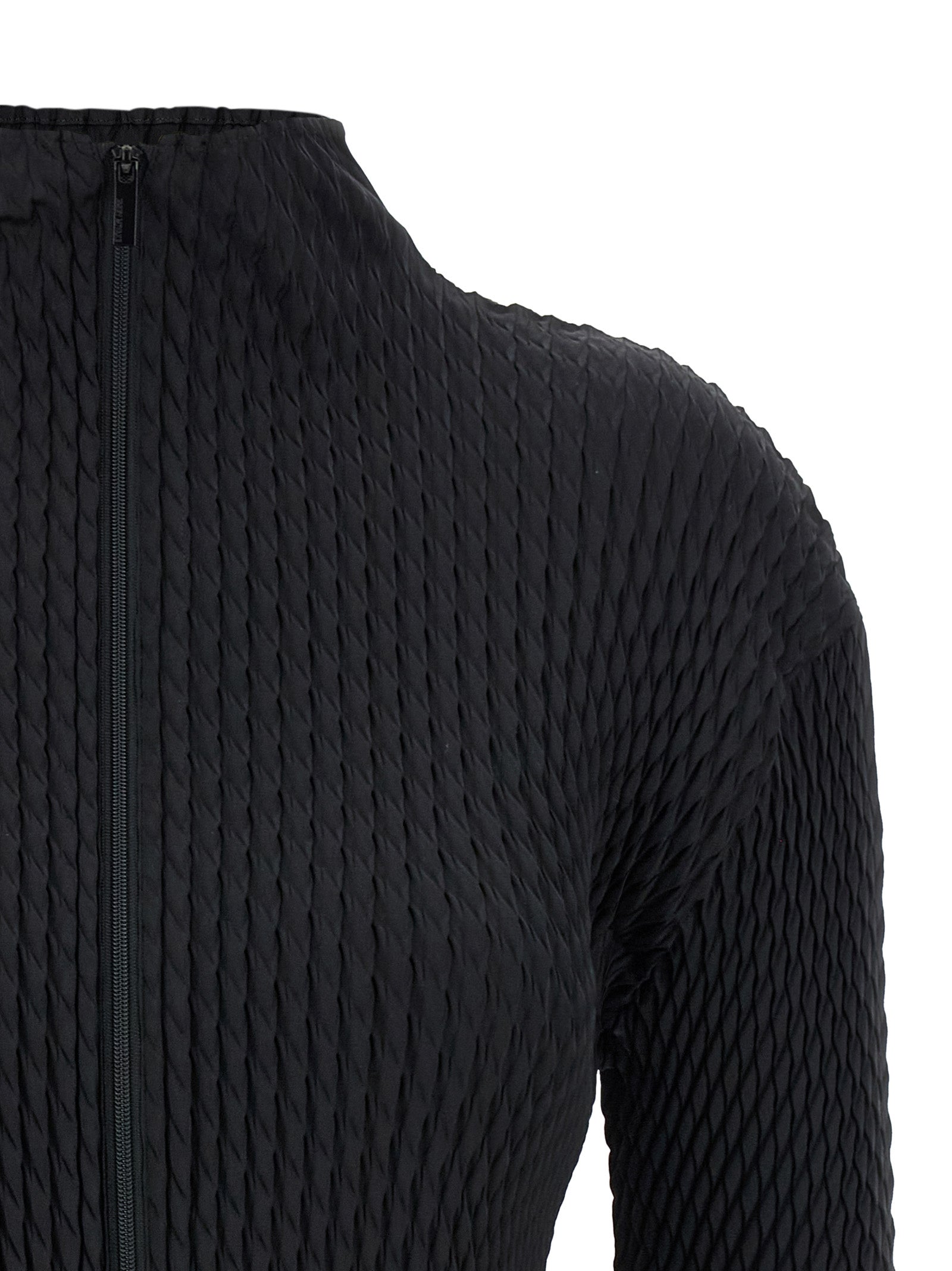 Issey Miyake 'Sleek Pleats' Cardigan