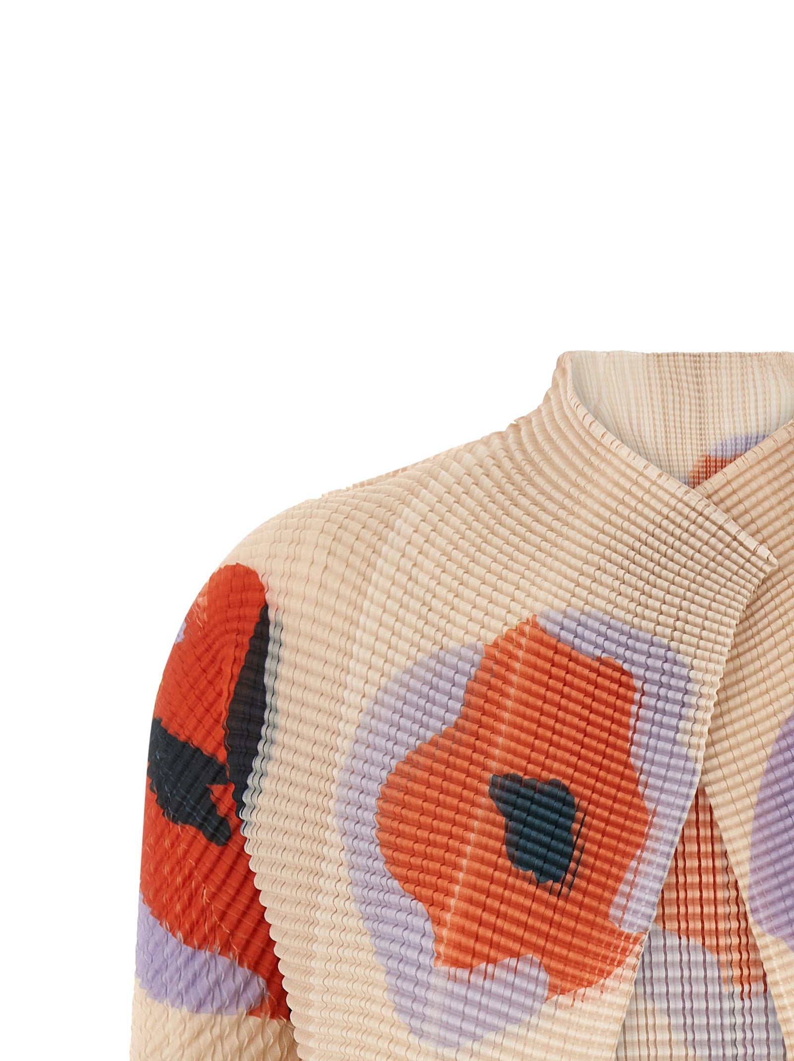 Issey Miyake 'Verve Pleats Top' Cardigan