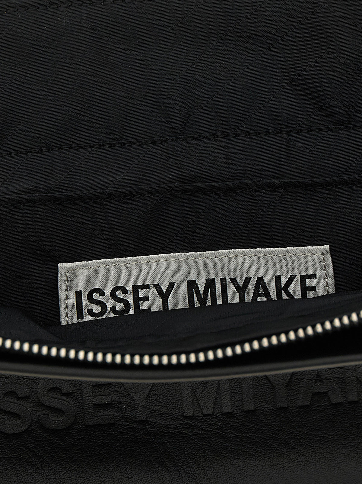 Issey Miyake Black 'Paper Bag' Shoulder Bag