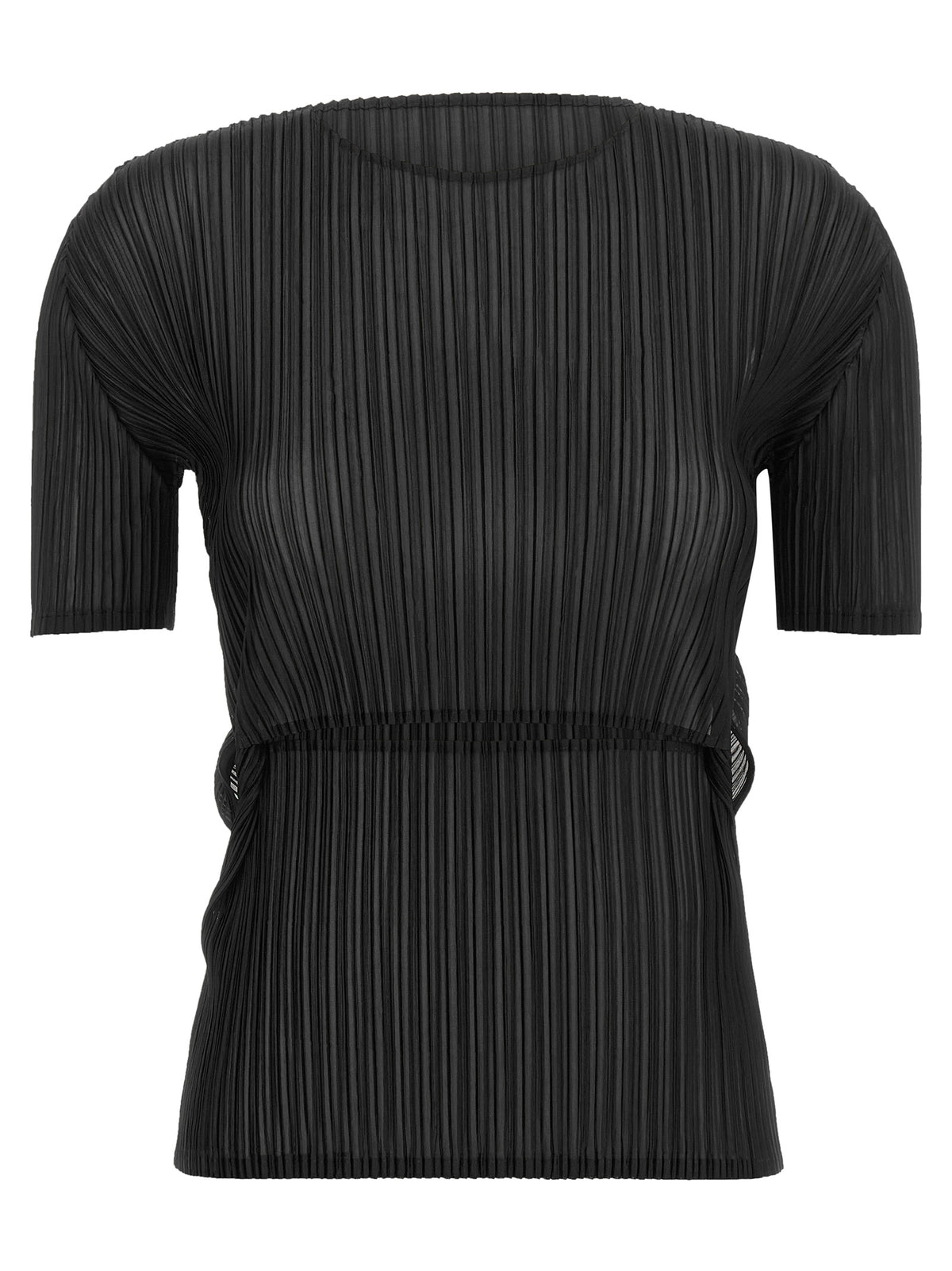 Issey Miyake 'Sheer Slit Pleats' Top