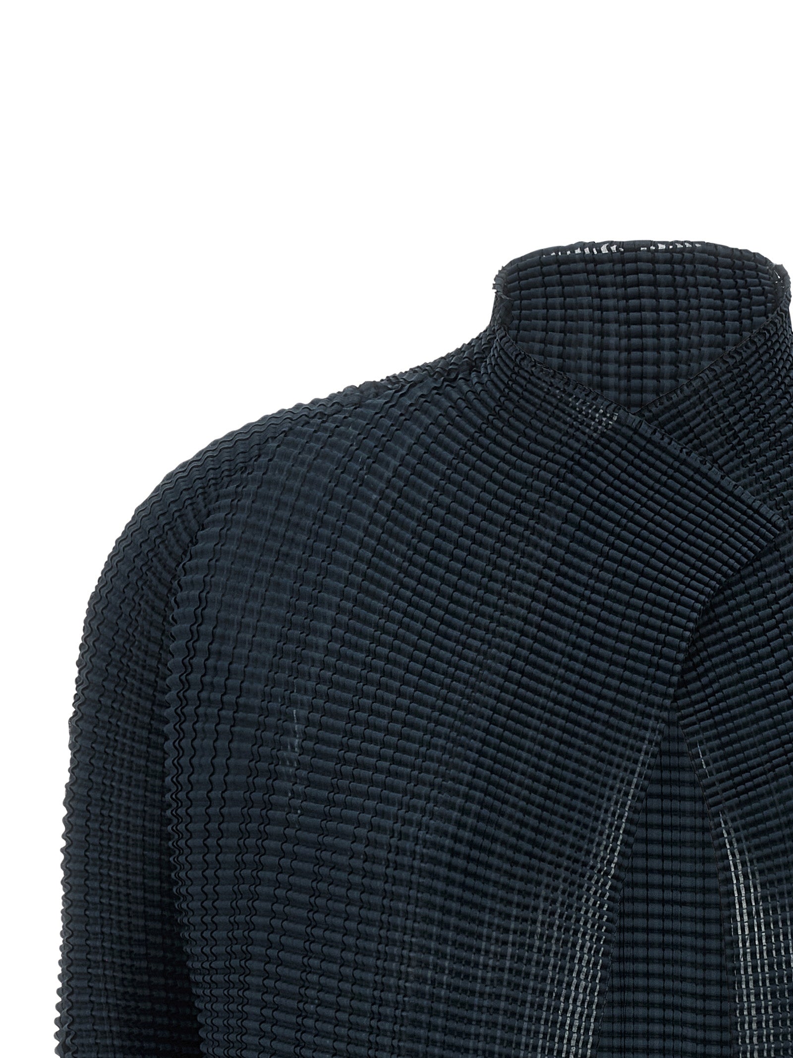 Issey Miyake 'Wooly Pleats-68' Cardigan