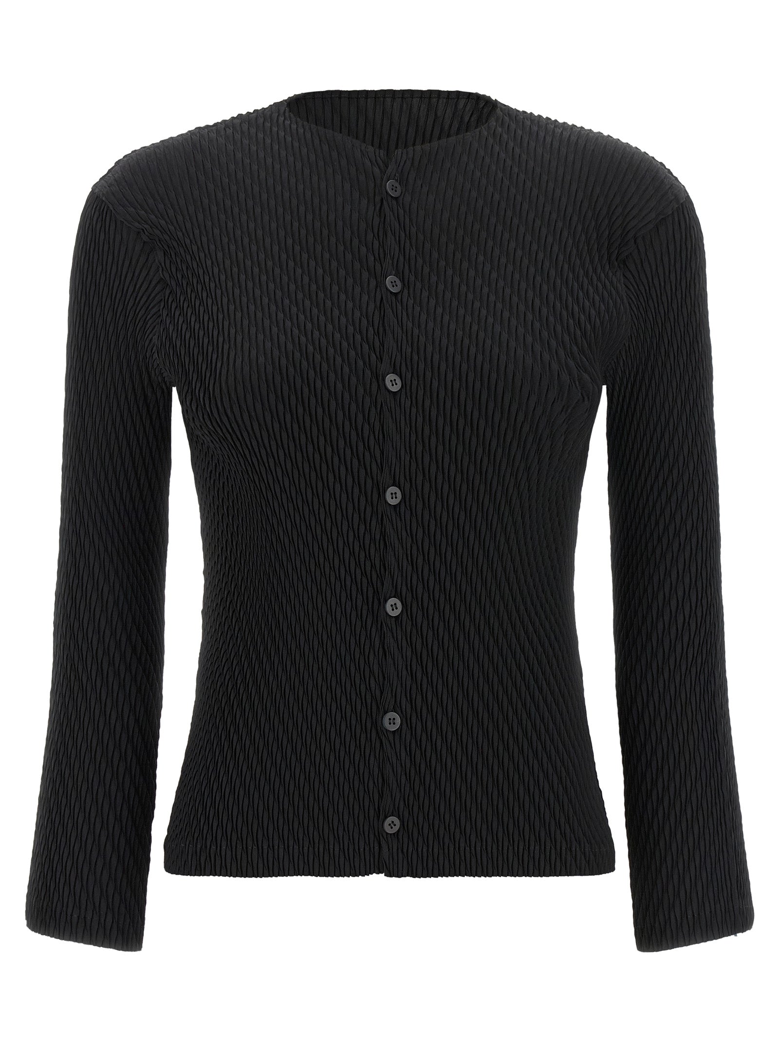 Issey Miyake 'Rhombus Pleats' Cardigan