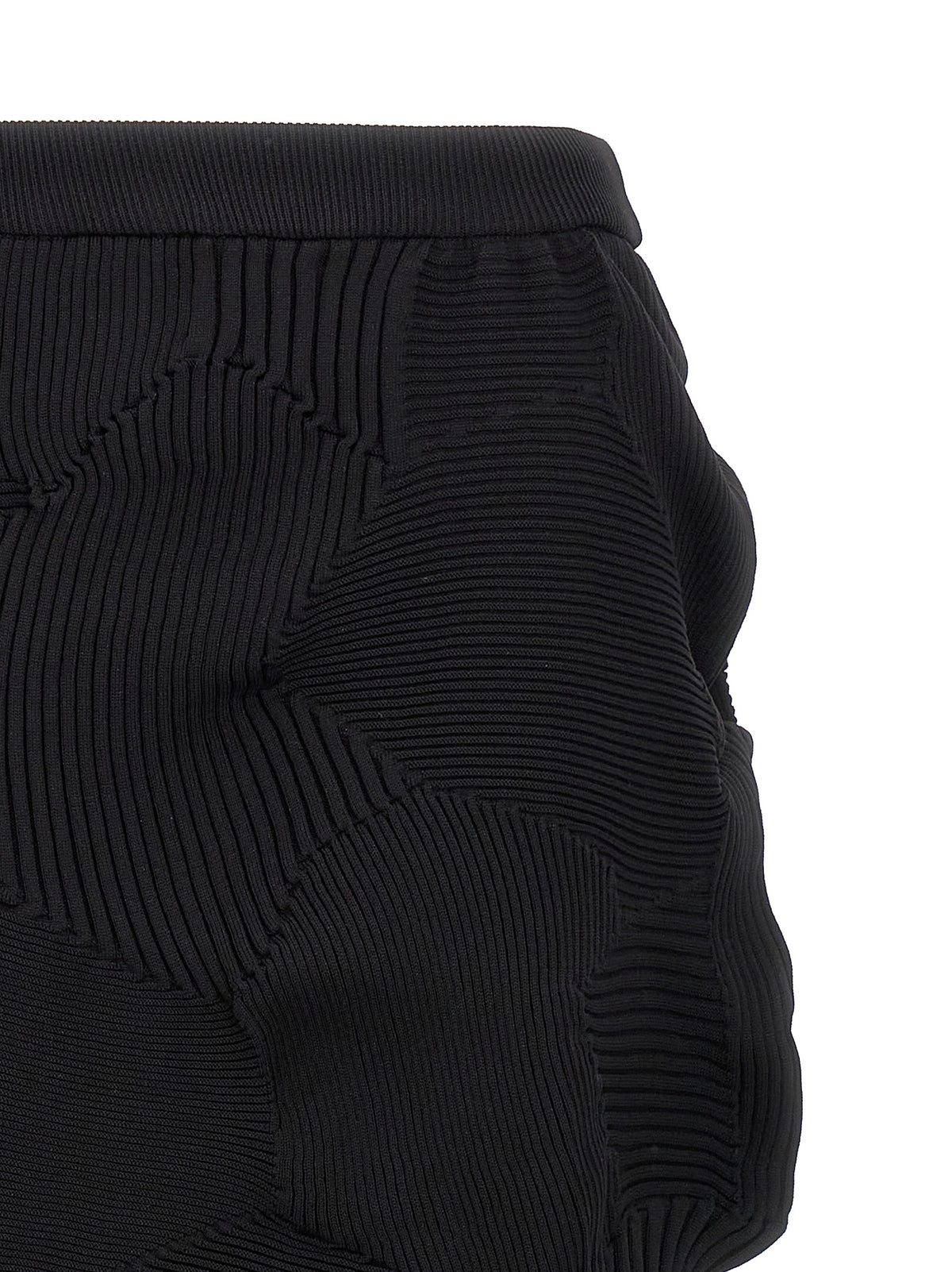 Issey Miyake Black 'Kone Kone' Skirt