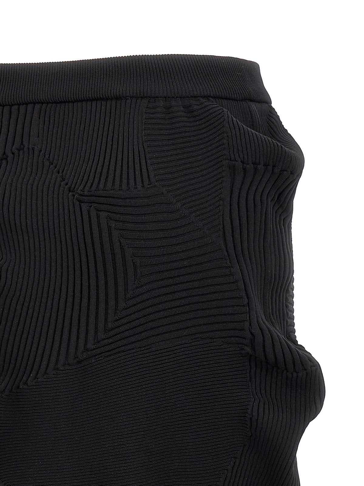 Issey Miyake Black 'Kone Kone' Skirt