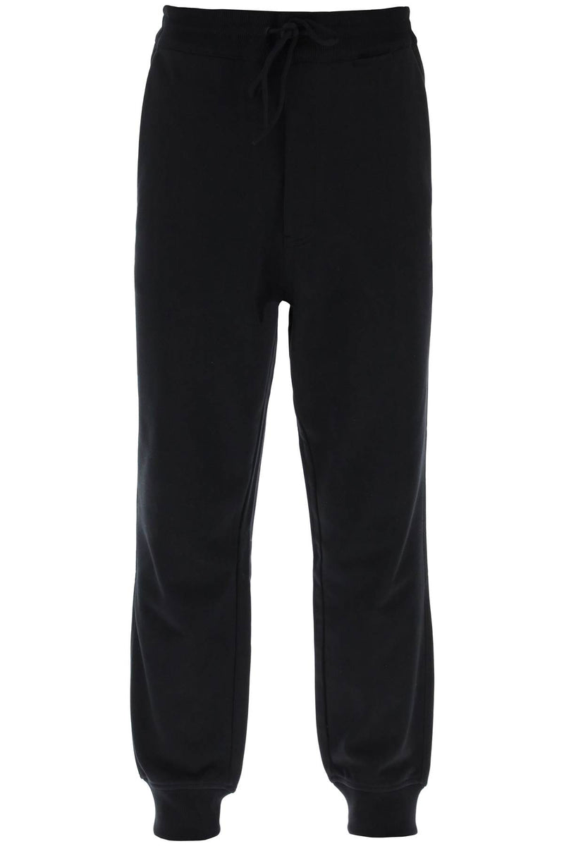 Y-3 French Terry Cuffed Jogger Pants Black