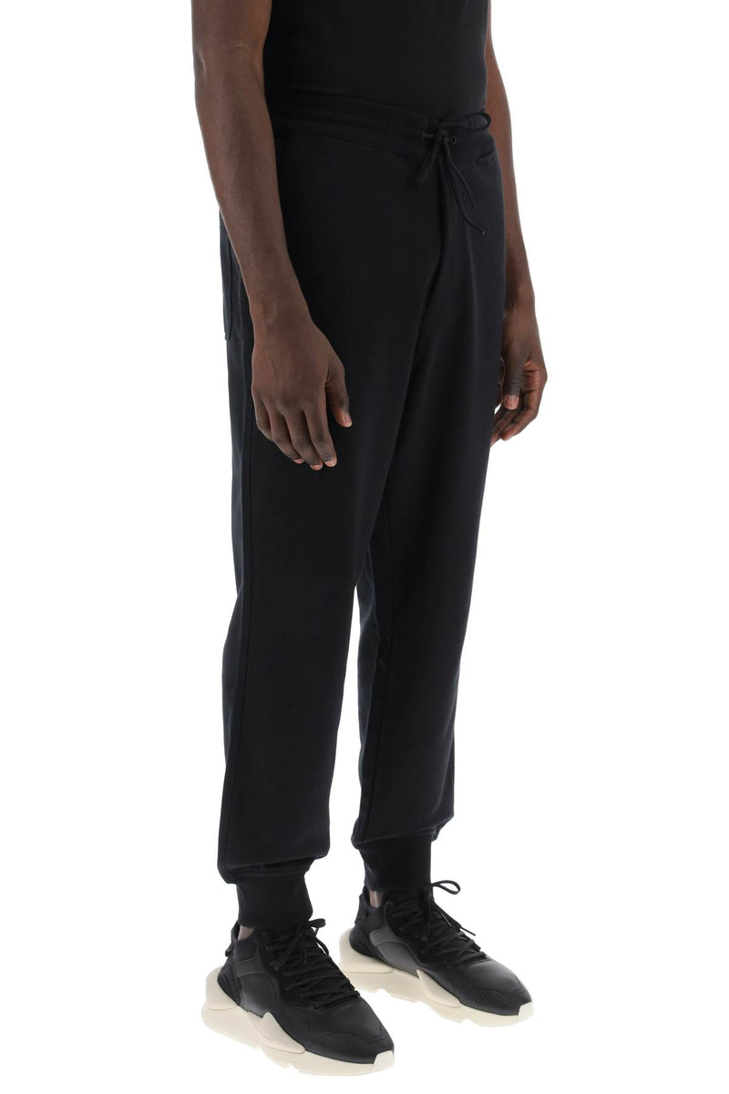 Y-3 French Terry Cuffed Jogger Pants Black