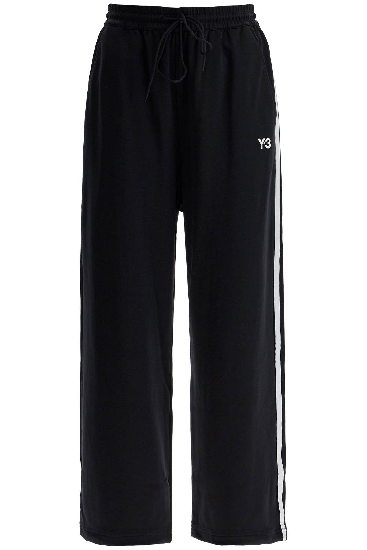 Y-3 Cropped Wide-Leg Joggers With