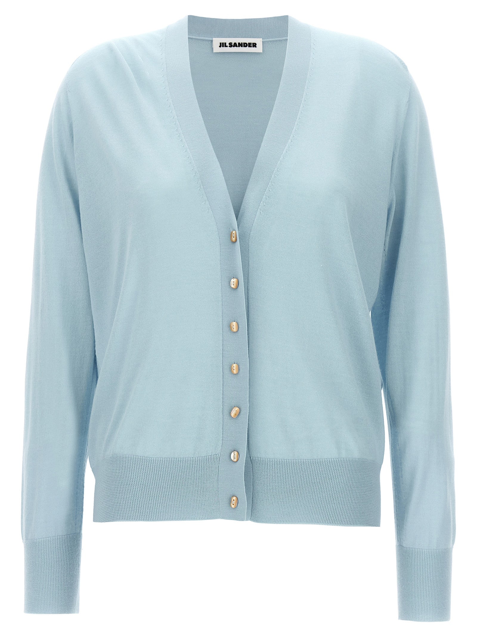 Jil Sander Mixed Cashmere Cardigan