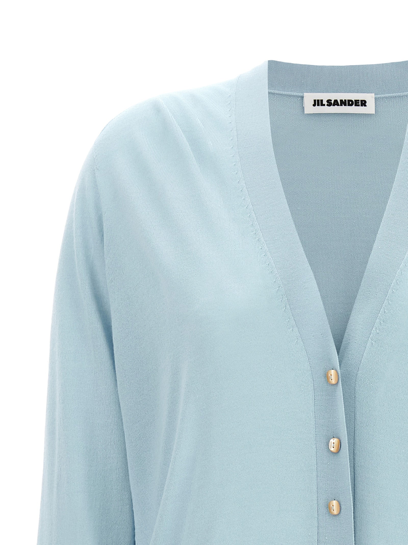 Jil Sander Mixed Cashmere Cardigan