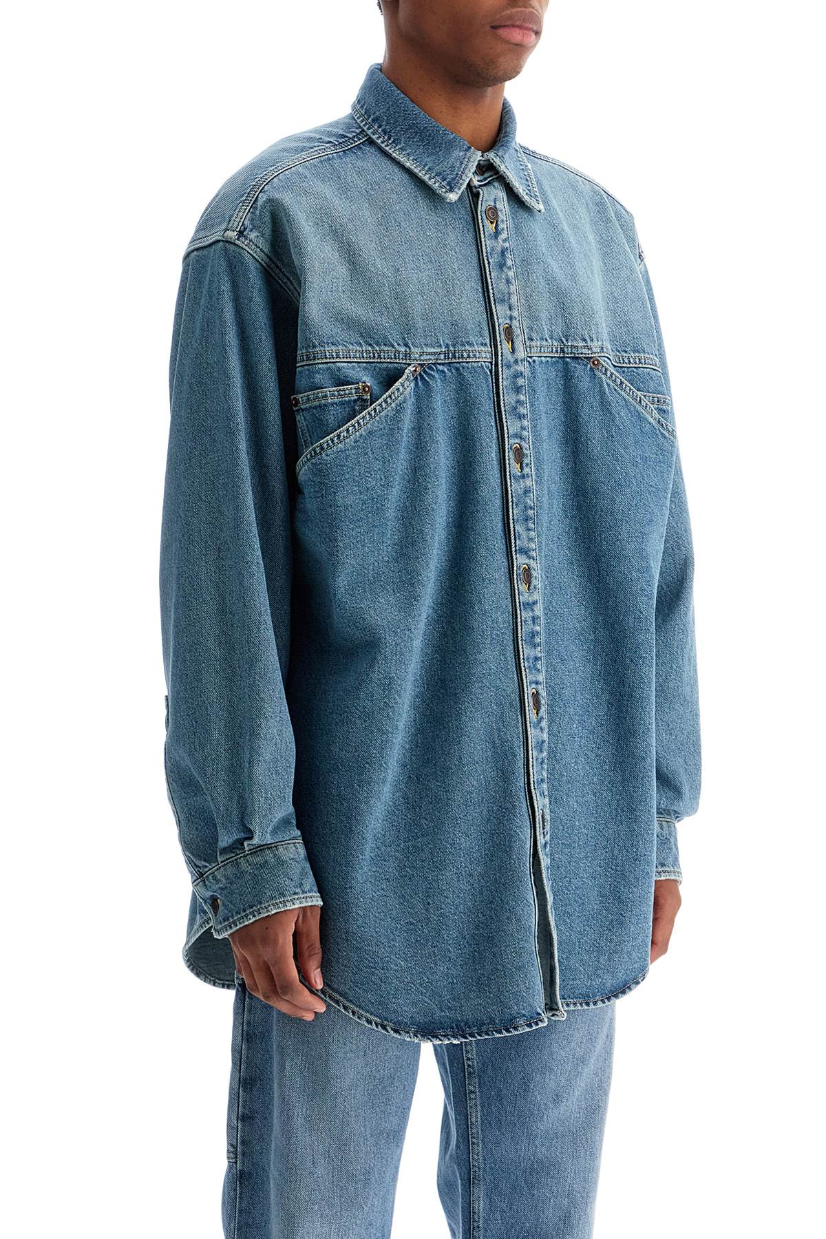 Moschino Denim Shirt With Pockets