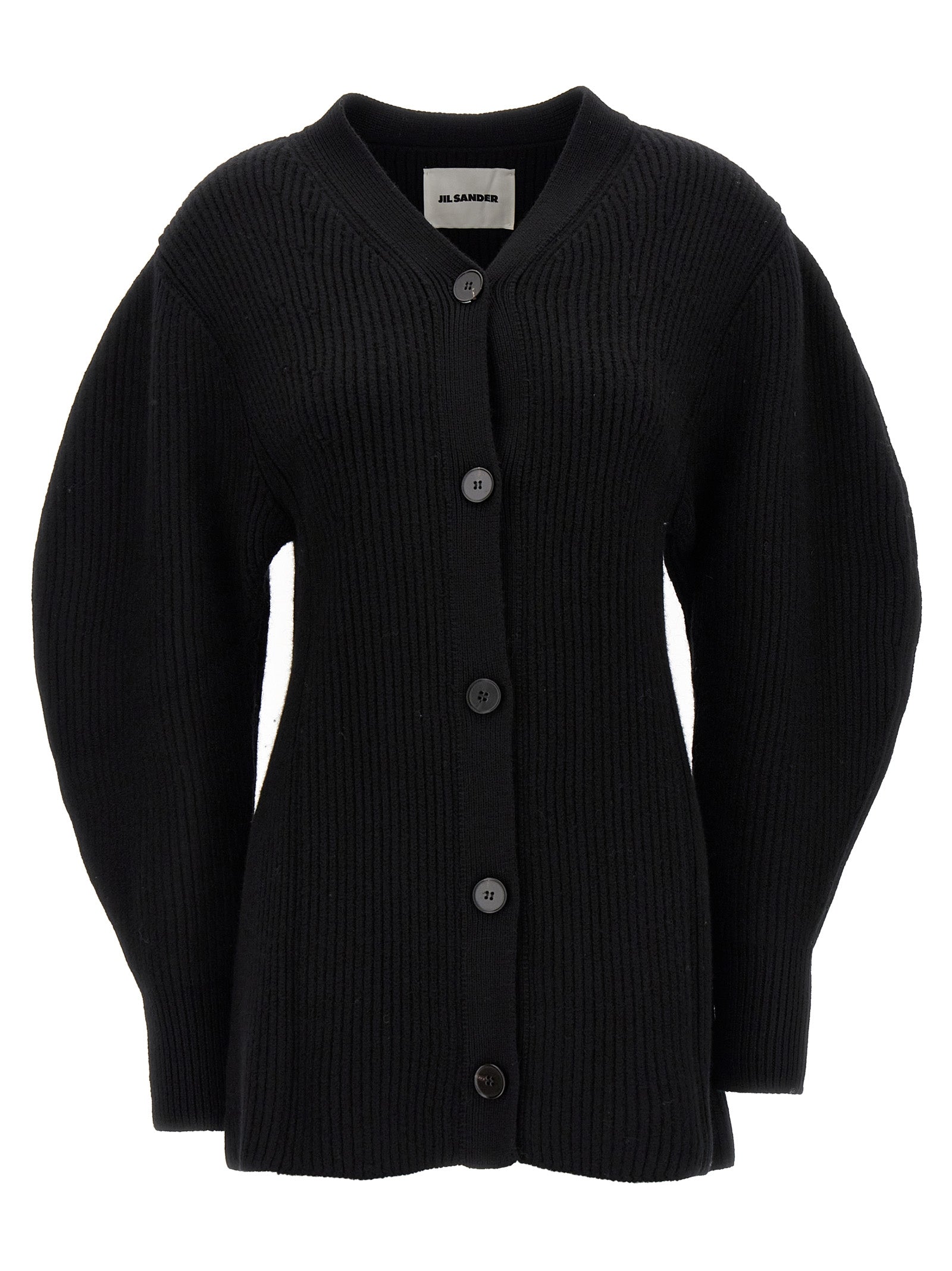 Jil Sander Ribbed Cardigan