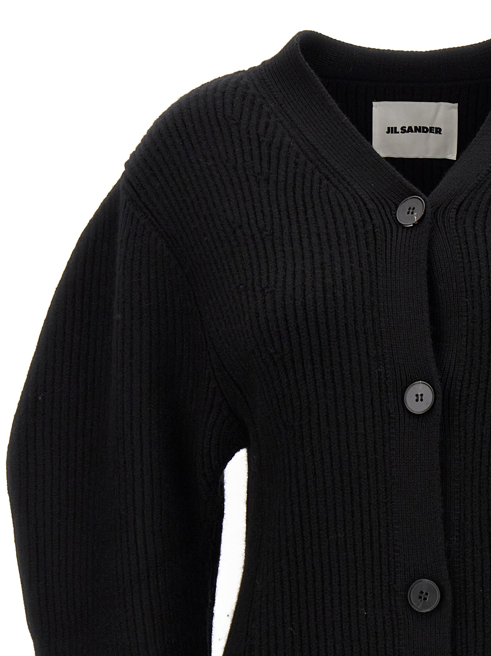 Jil Sander Ribbed Cardigan