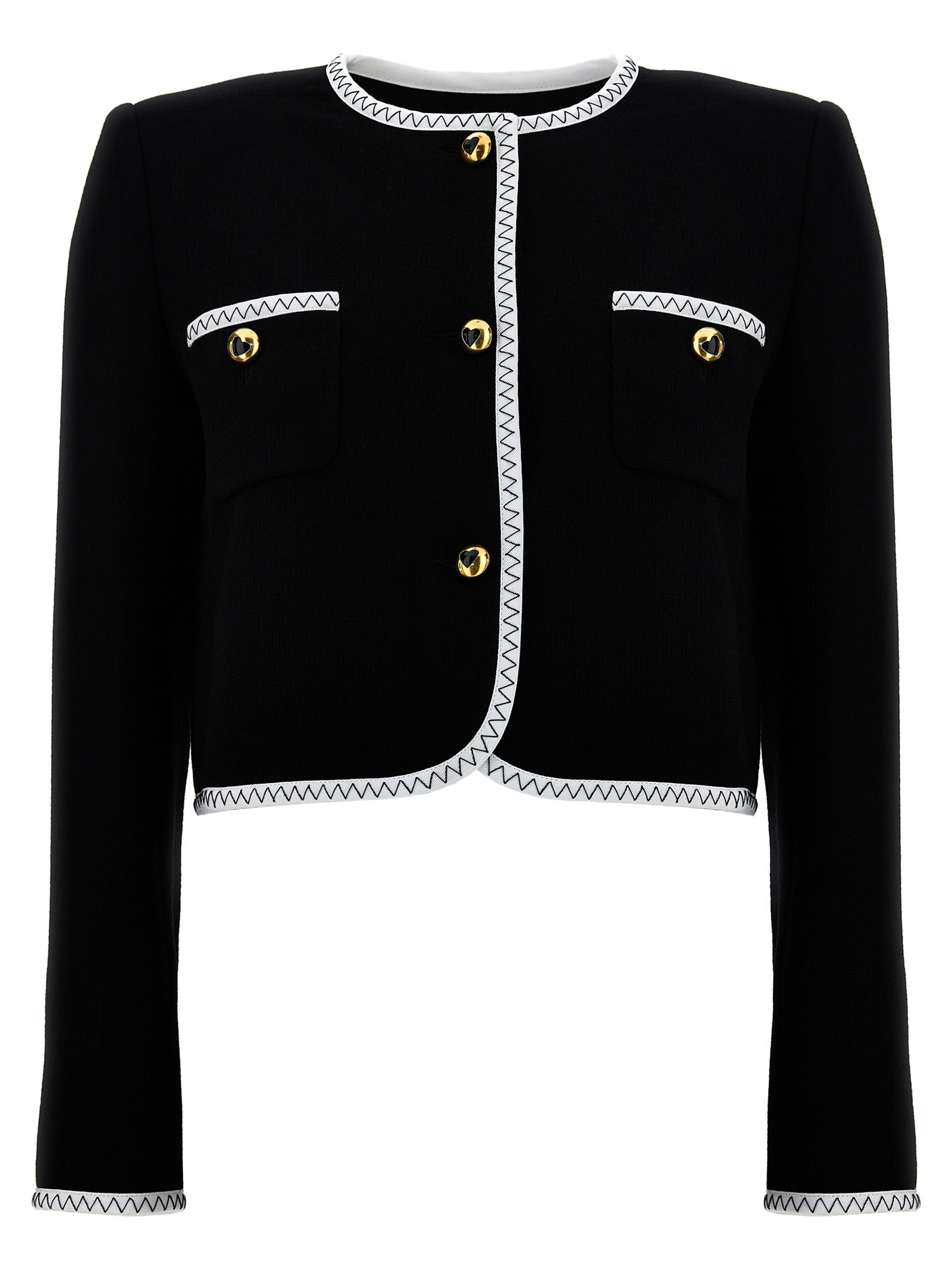 Moschino Crepe Short Jacket