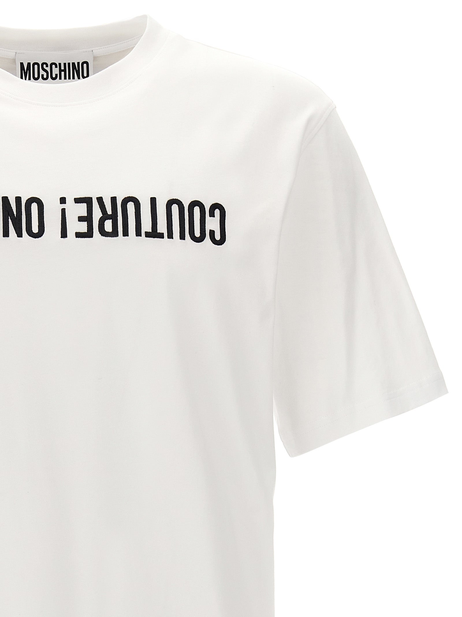 Moschino Logo Embroidery T-Shirt