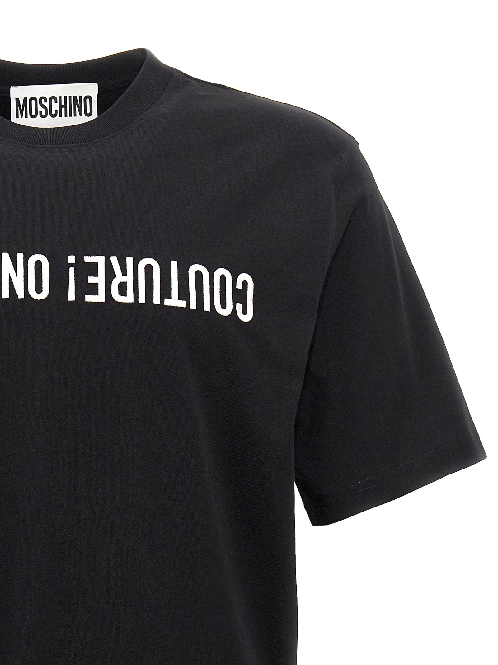 Moschino Logo Embroidery T-Shirt