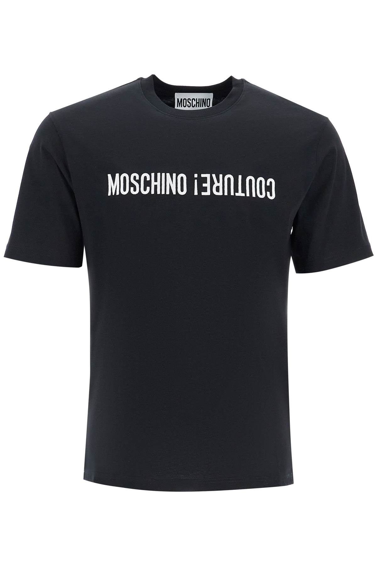 Moschino T-Shirt With Embroidered Lettering