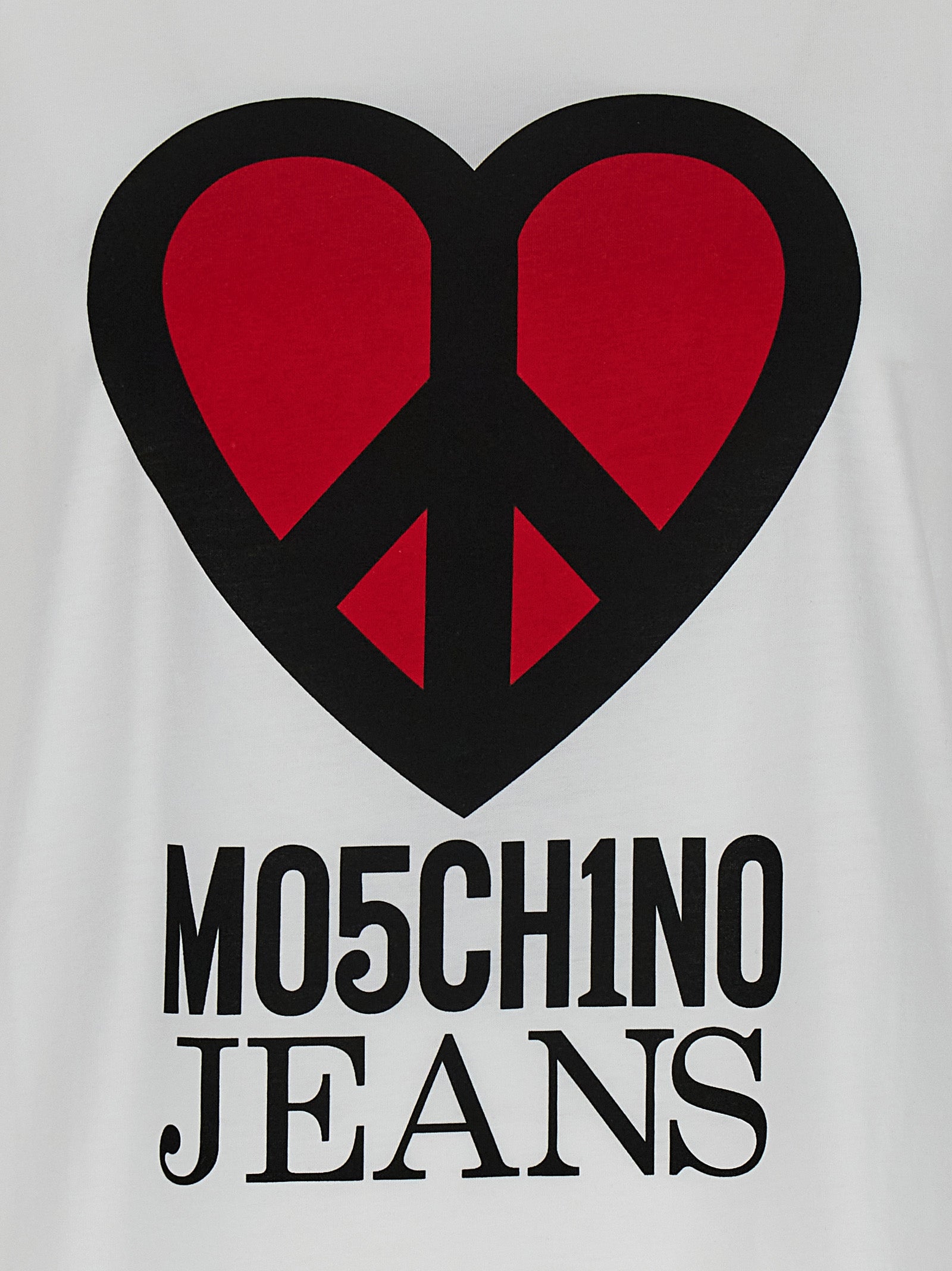 Mo5Ch1No Jeans Logo T-Shirt