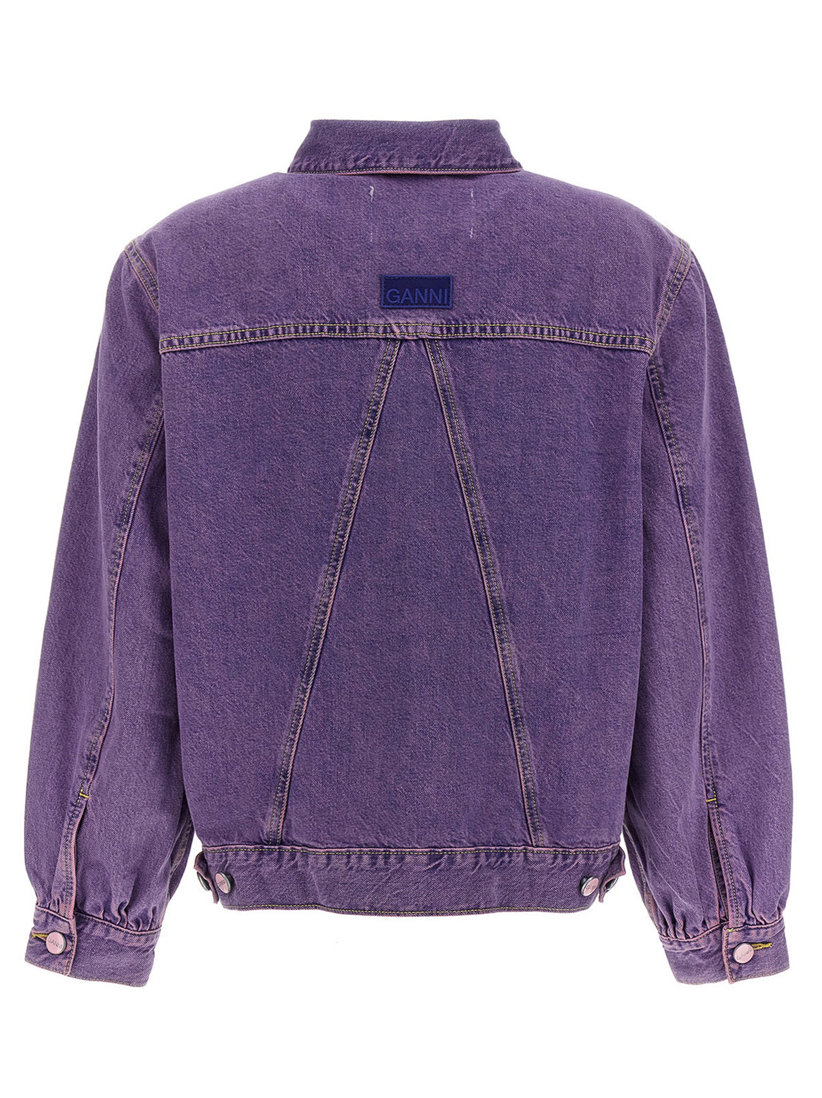 Ganni Overdyed Bleach Jacket