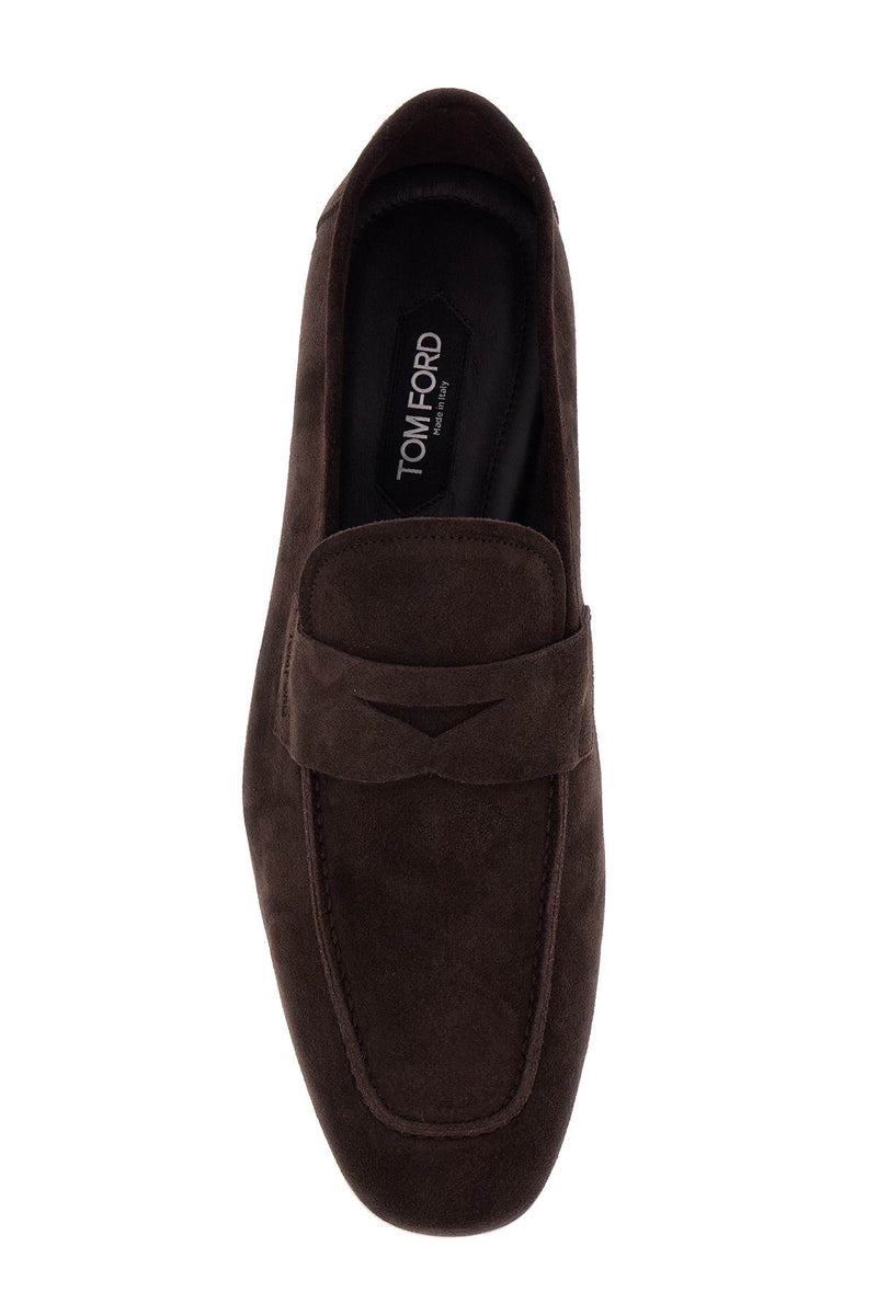 Tom Ford Suede Loaf Brown