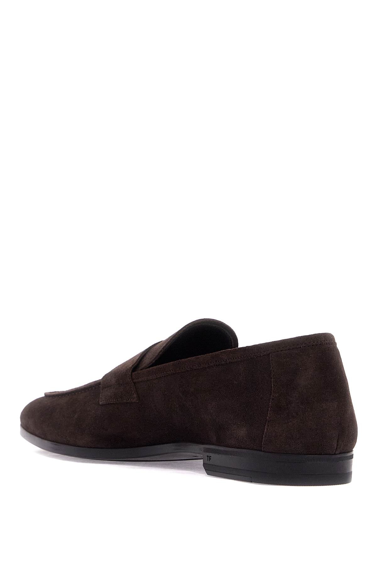 Tom Ford Suede Loaf Brown