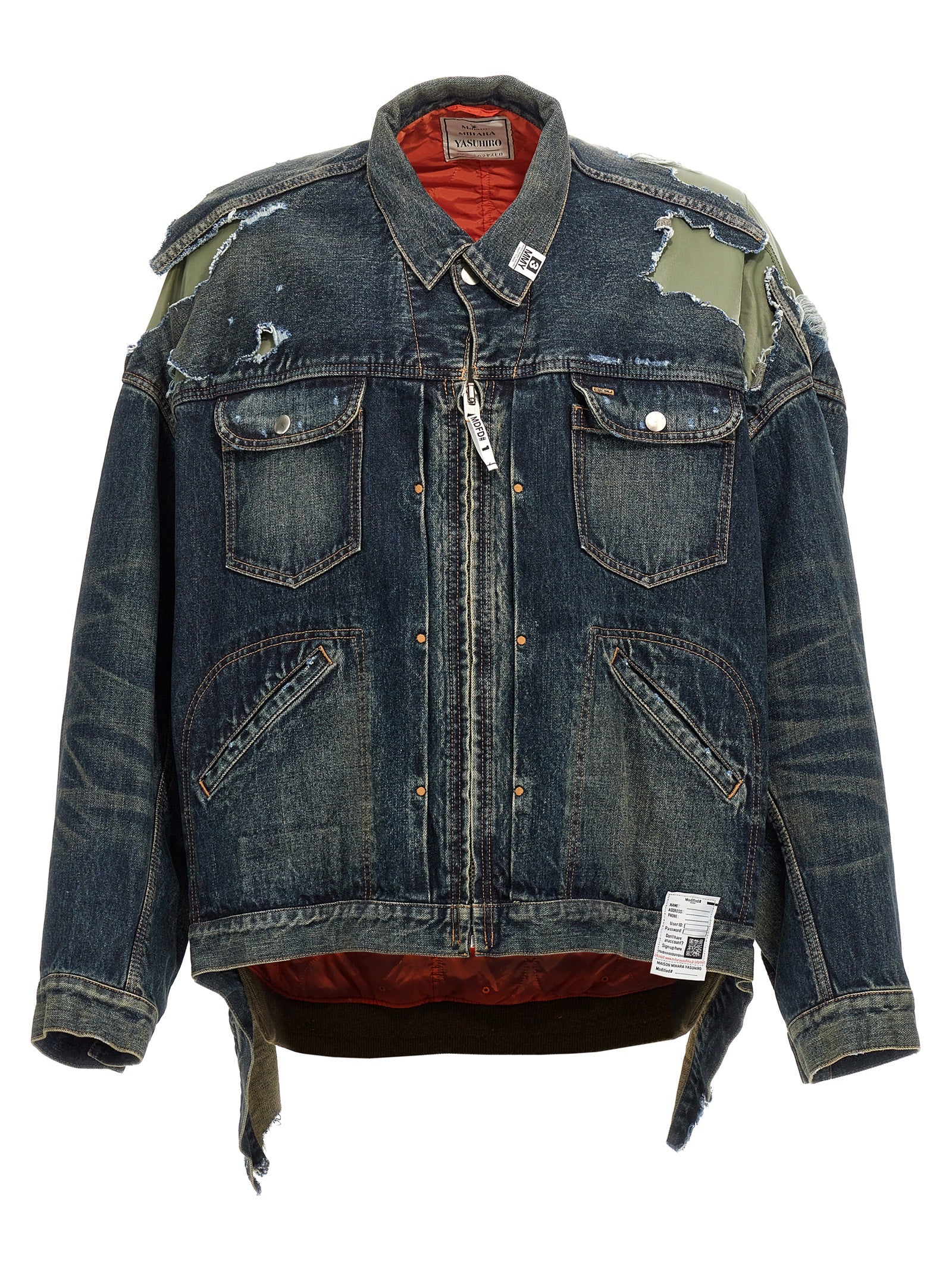 Maison Mihara Yasuhiro 'Flight Layered Denim' Jacket